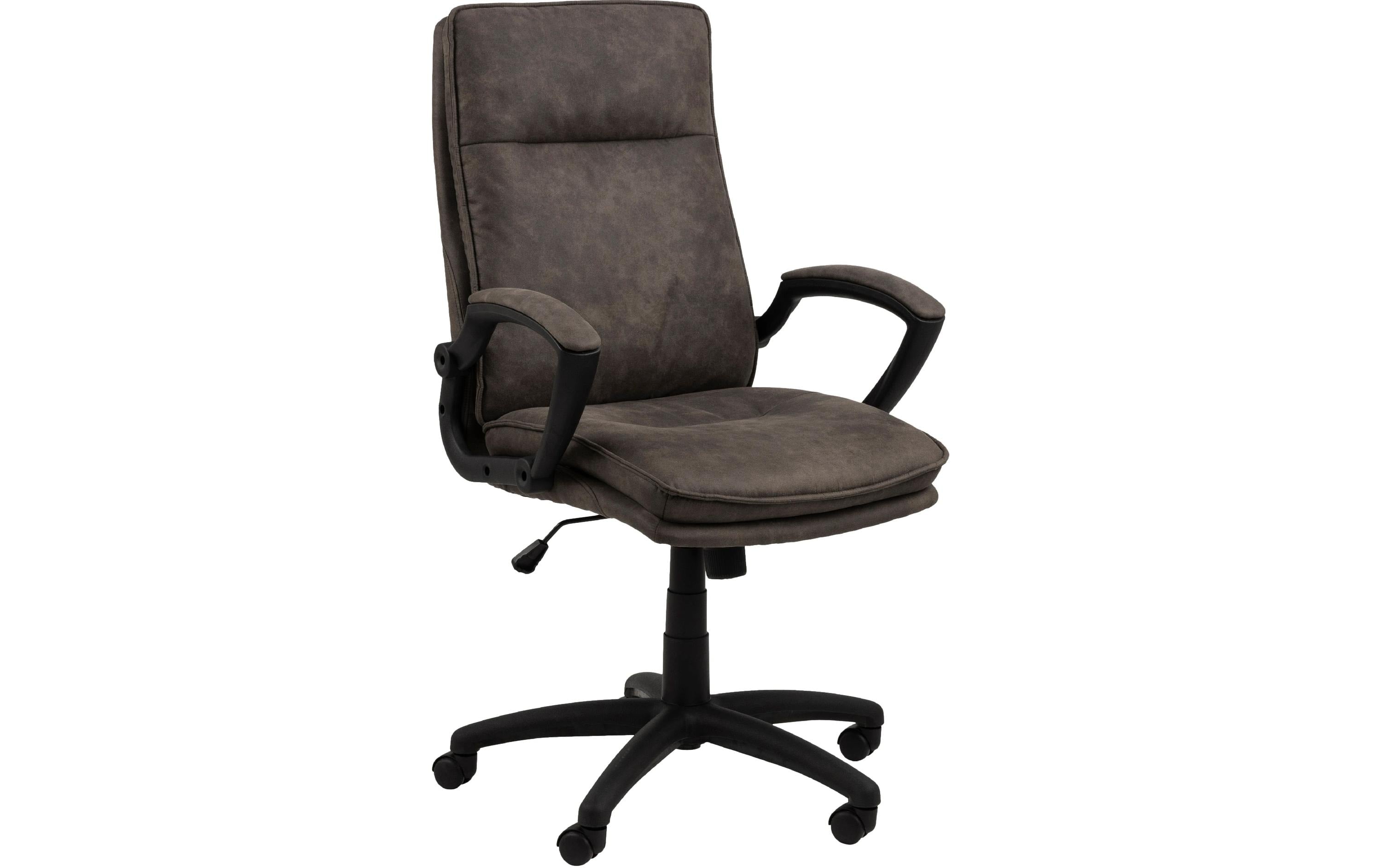 AC Design Bürostuhl Brad, mit Armlehnen und Bremsrollen, Anthrazit