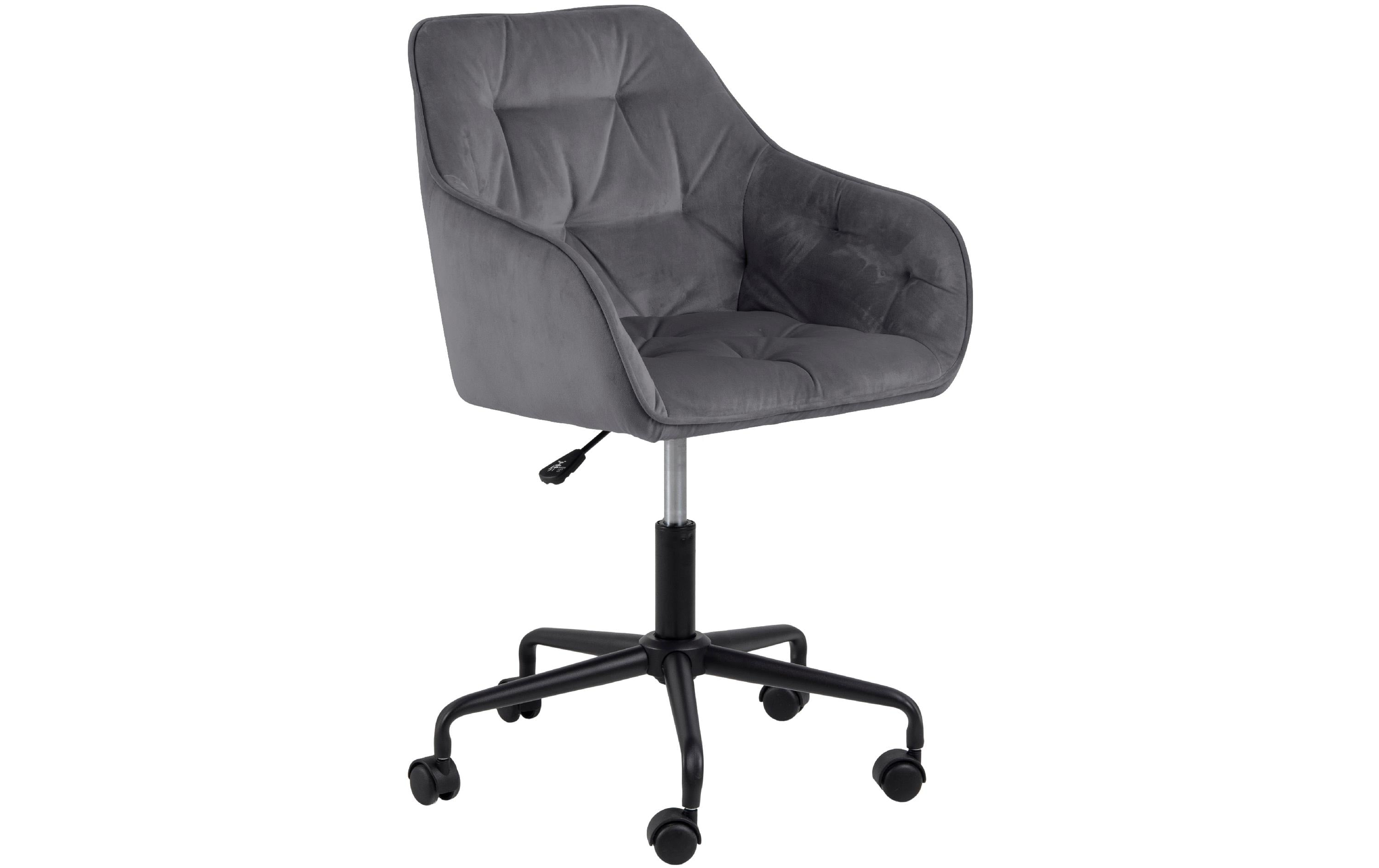 AC Design Bürostuhl Brooke, mit Bremsrollen, Dunkelgrau