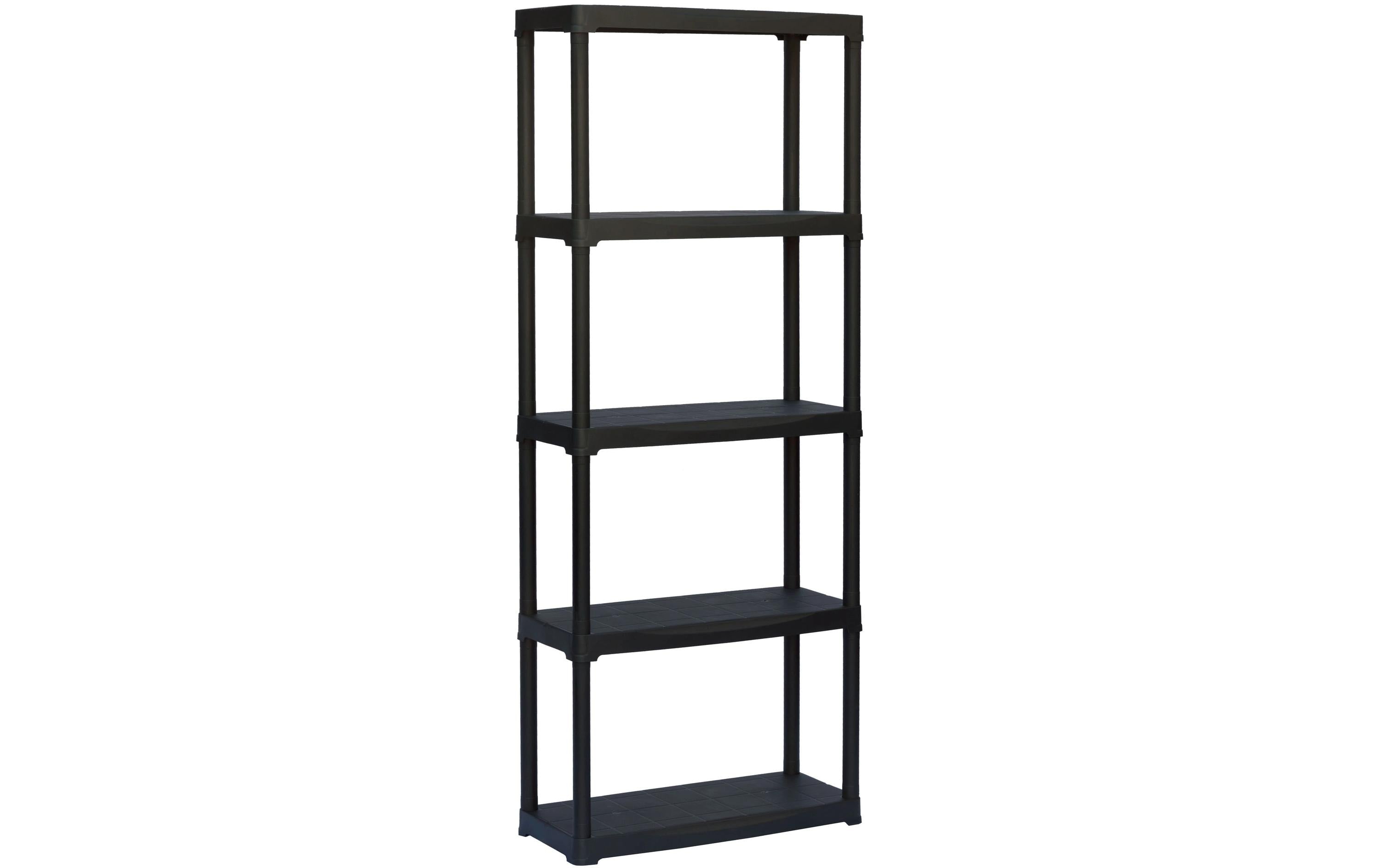Art Plast Regal T5 Kunststoff, Schwarz