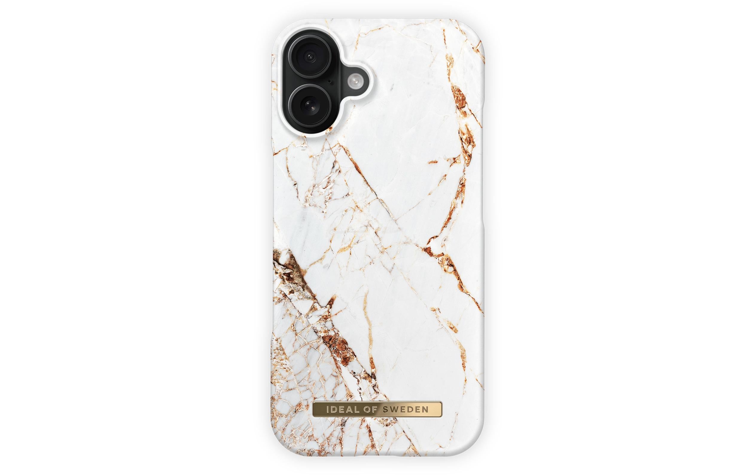 Ideal of Sweden Back Cover iPhone 16 Plus Carrara Gold