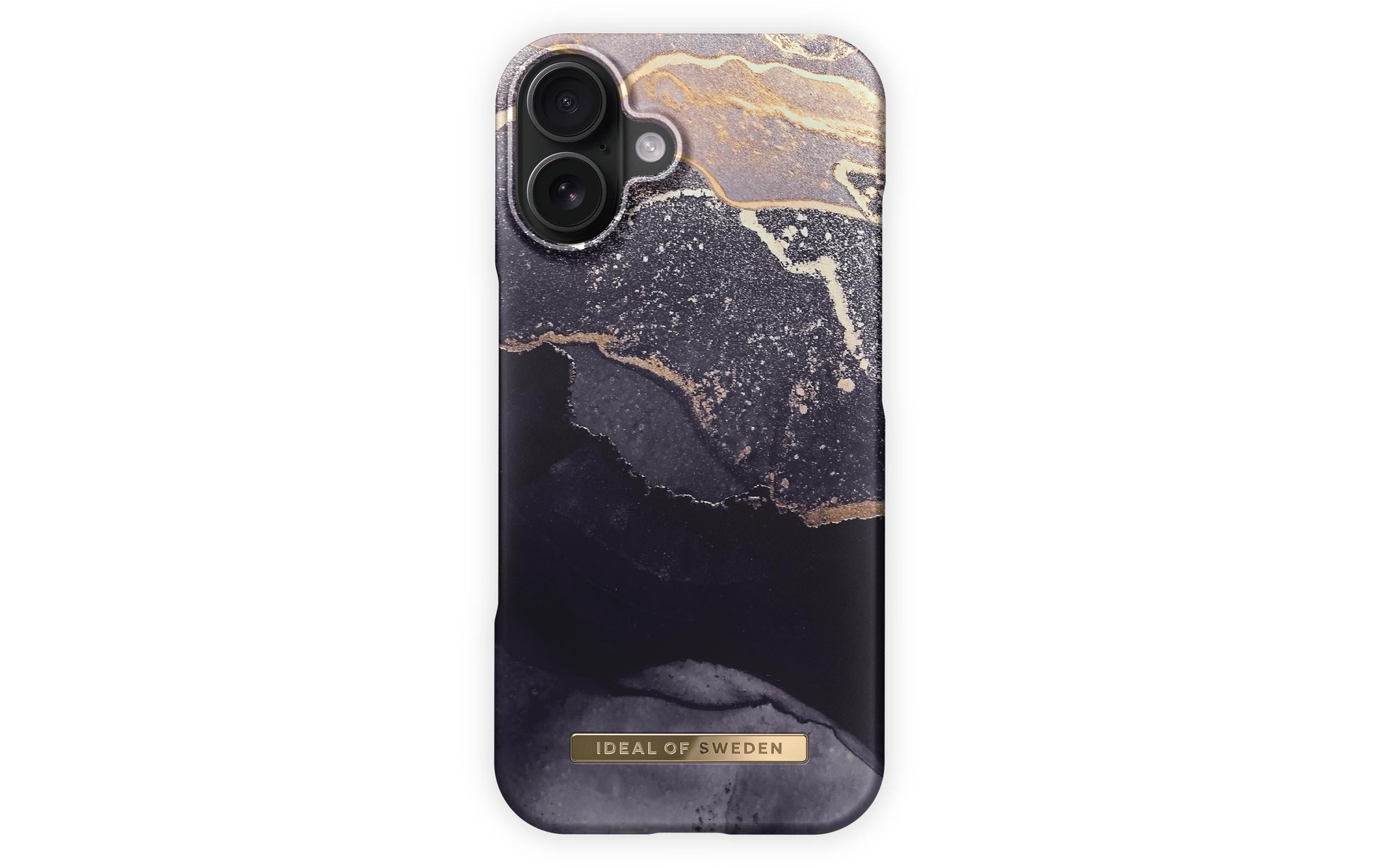 Ideal of Sweden Back Cover iPhone 16 Plus Golden Twilight Marble