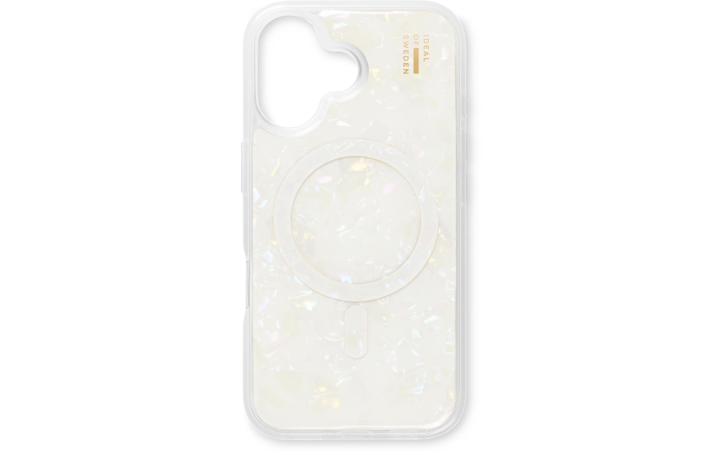 Ideal of Sweden Back Cover iPhone 16 Plus Perlmutt Weiss