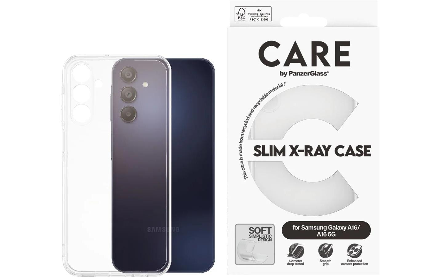 CARE Back Cover Fashion X-Ray Soft Basic Galaxy A16/Galaxy A16 5G