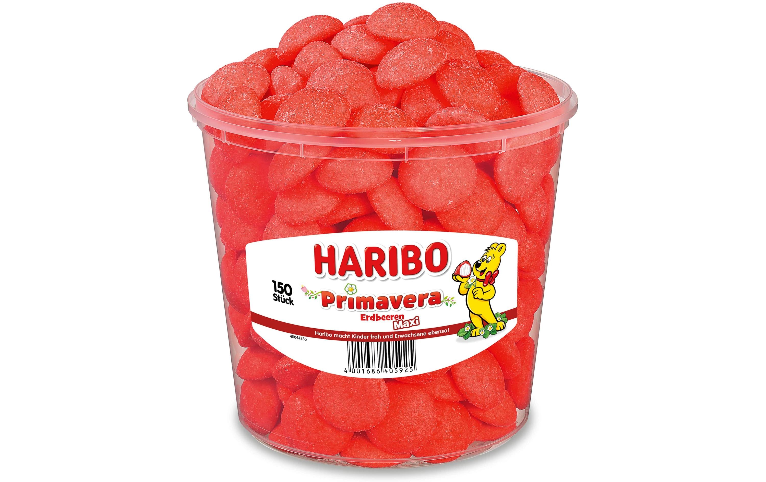 Haribo Gummibonbons Primavera Erdbeeren 150 Stück