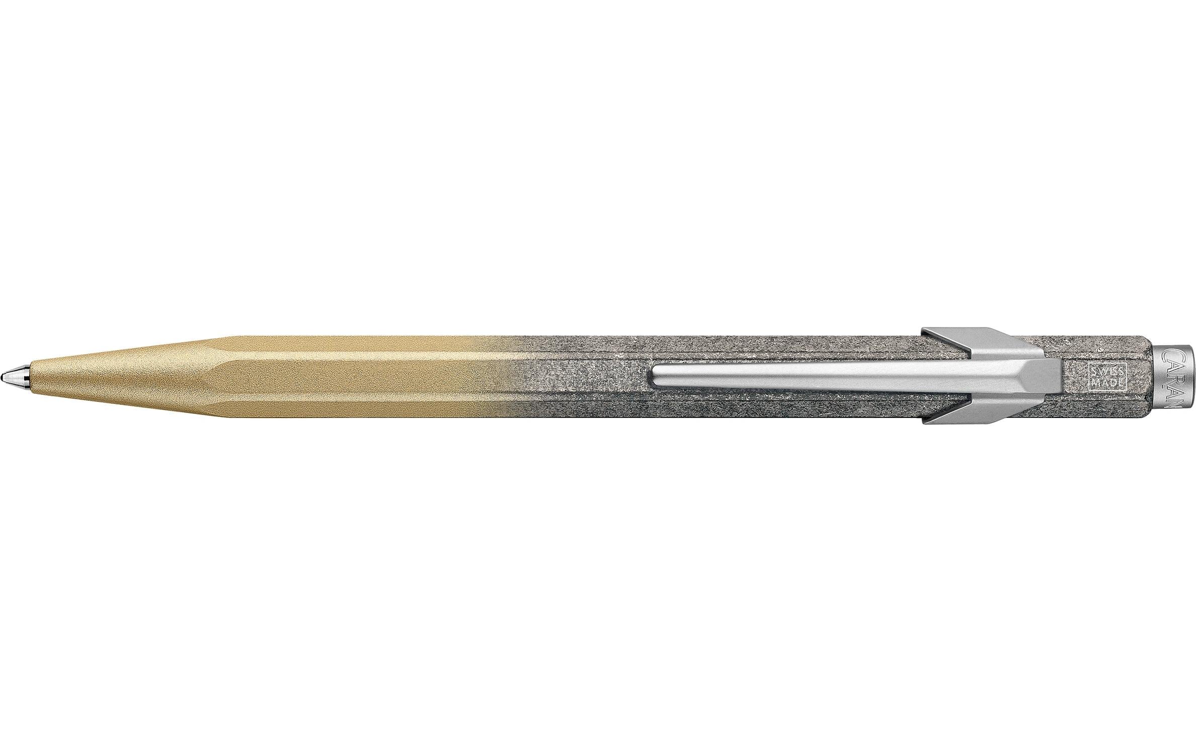 Caran d'Ache Kugelschreiber Cosmic Blue M, Gold
