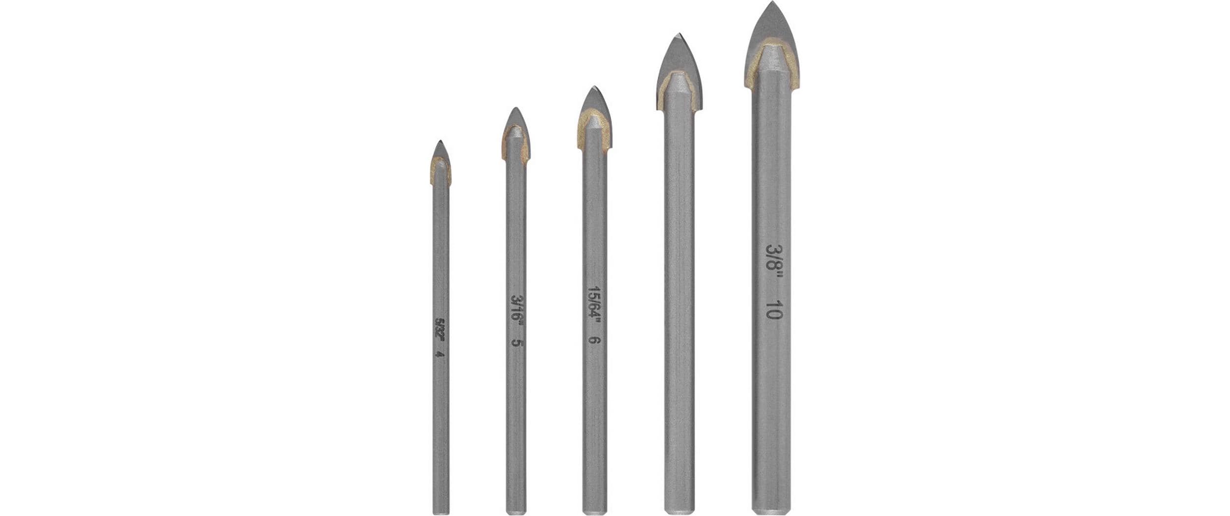 kwb Glasbohrer-Set HM 5-tlg