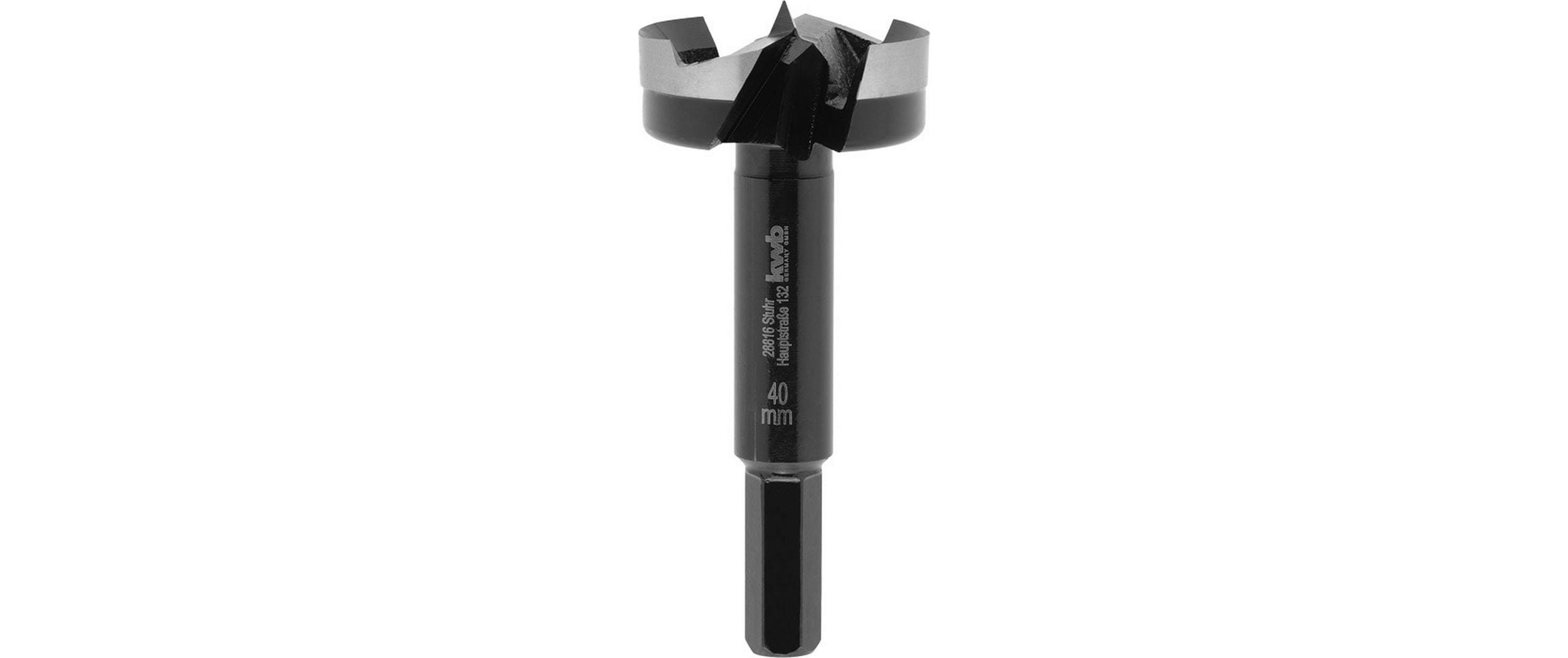 kwb Forstnerbohrer 40 mm SB mit 3/8 Hex-Schaft