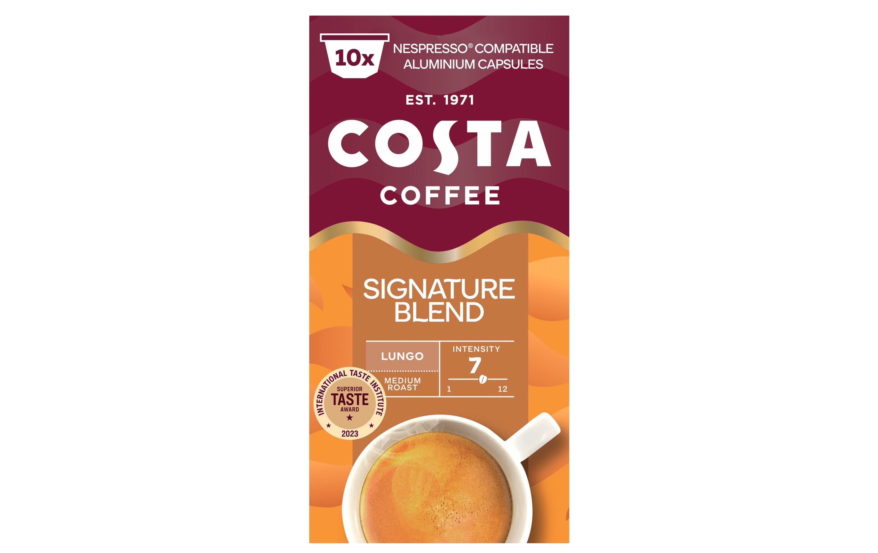Costa Coffee Kaffeekapseln Signature Blend Lungo 10 Stück
