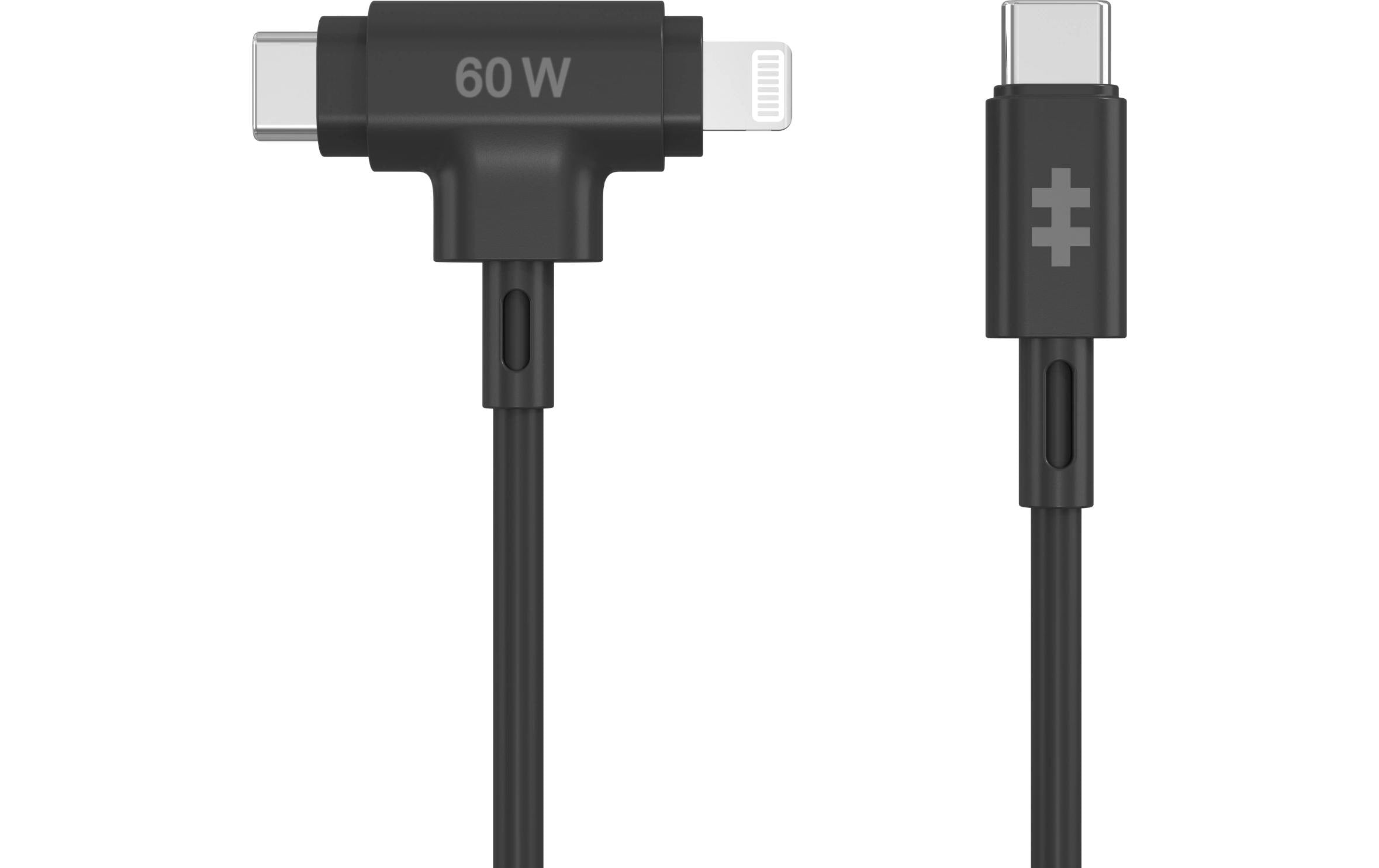 HYPER USB-Ladekabel Hybrid-Silicone USB C - Lightning 1.5 m
