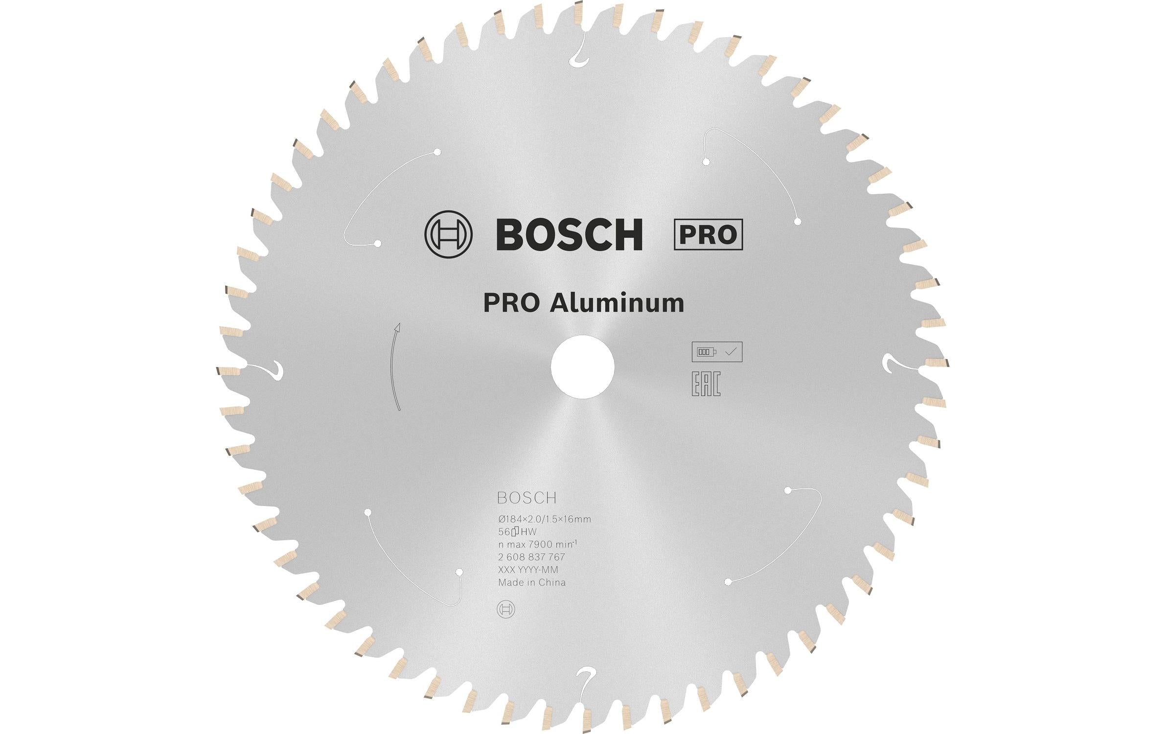 Bosch Professional Sägeblatt 184 x 2 x 16 mm, T56, 1 Stück