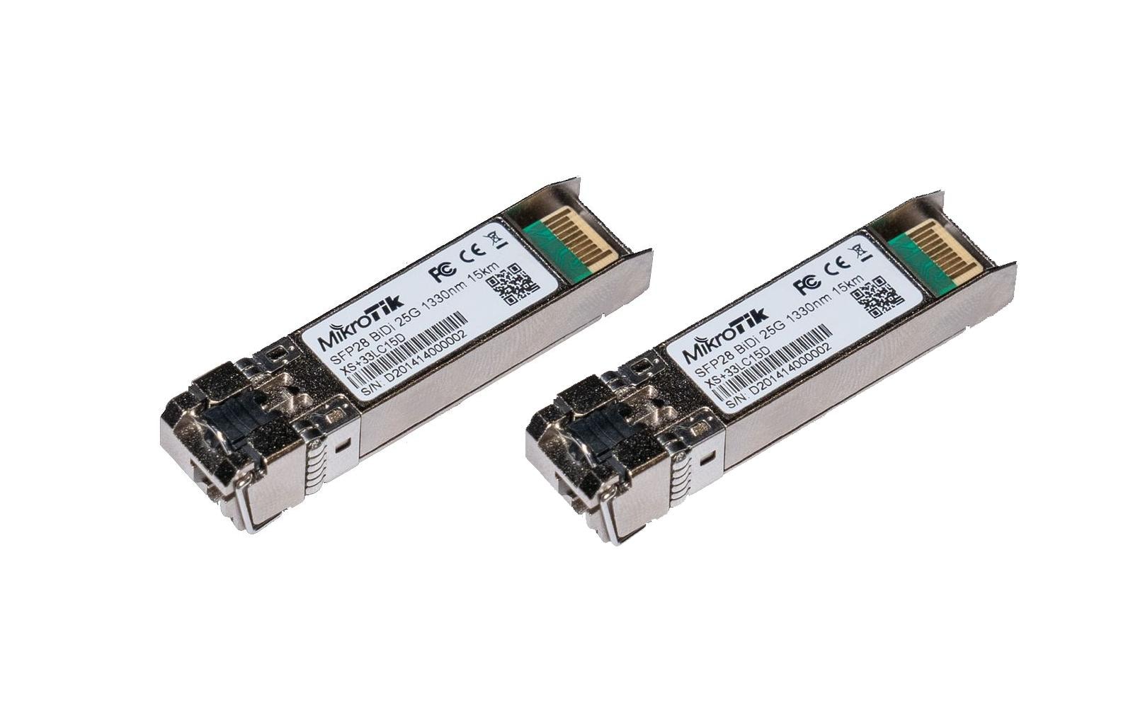 MikroTik SFP28 Modul XS+2733LC15D 2er Set