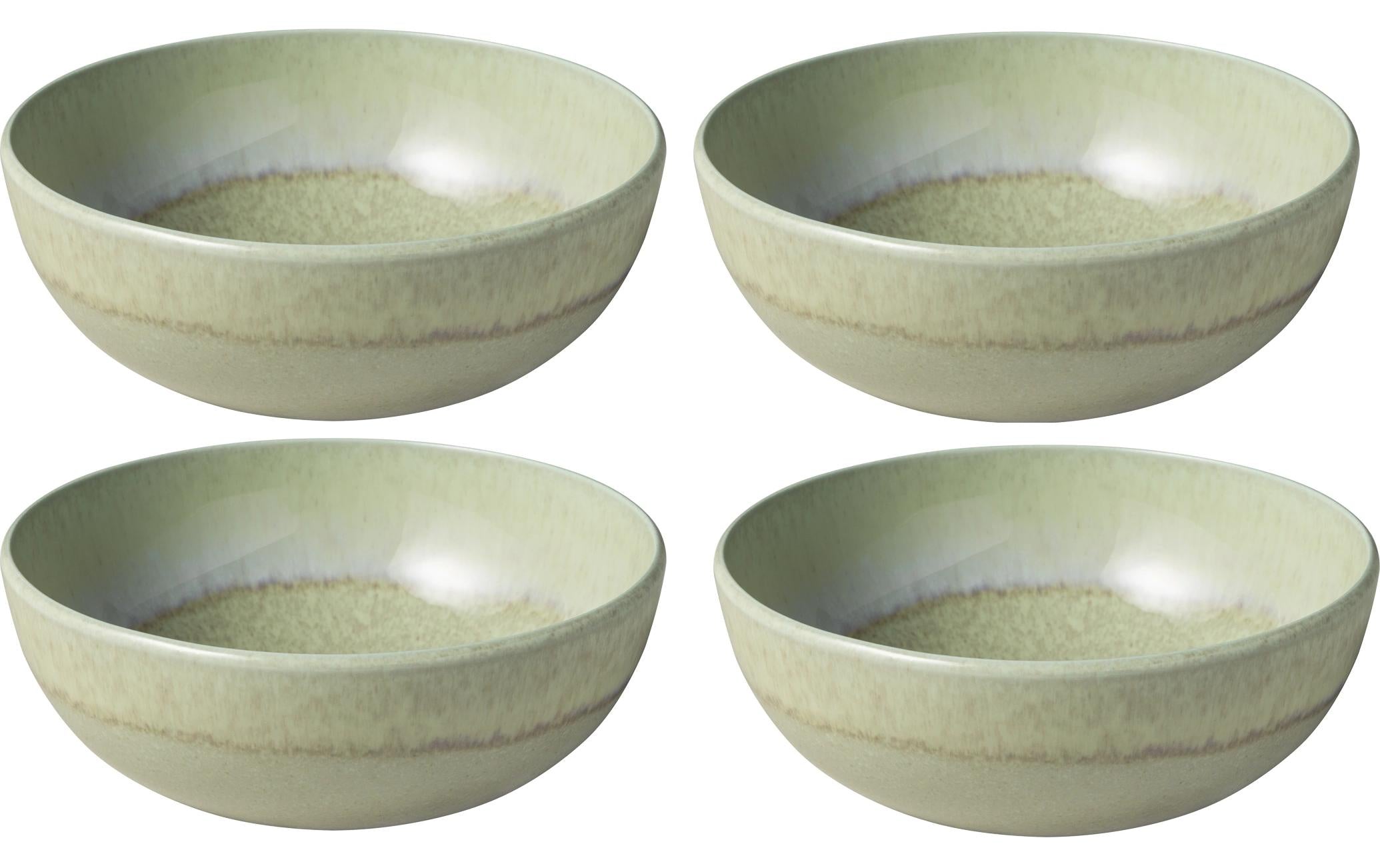 Villeroy & Boch Müslischale Perlemor Alga 4 Stück, Grün
