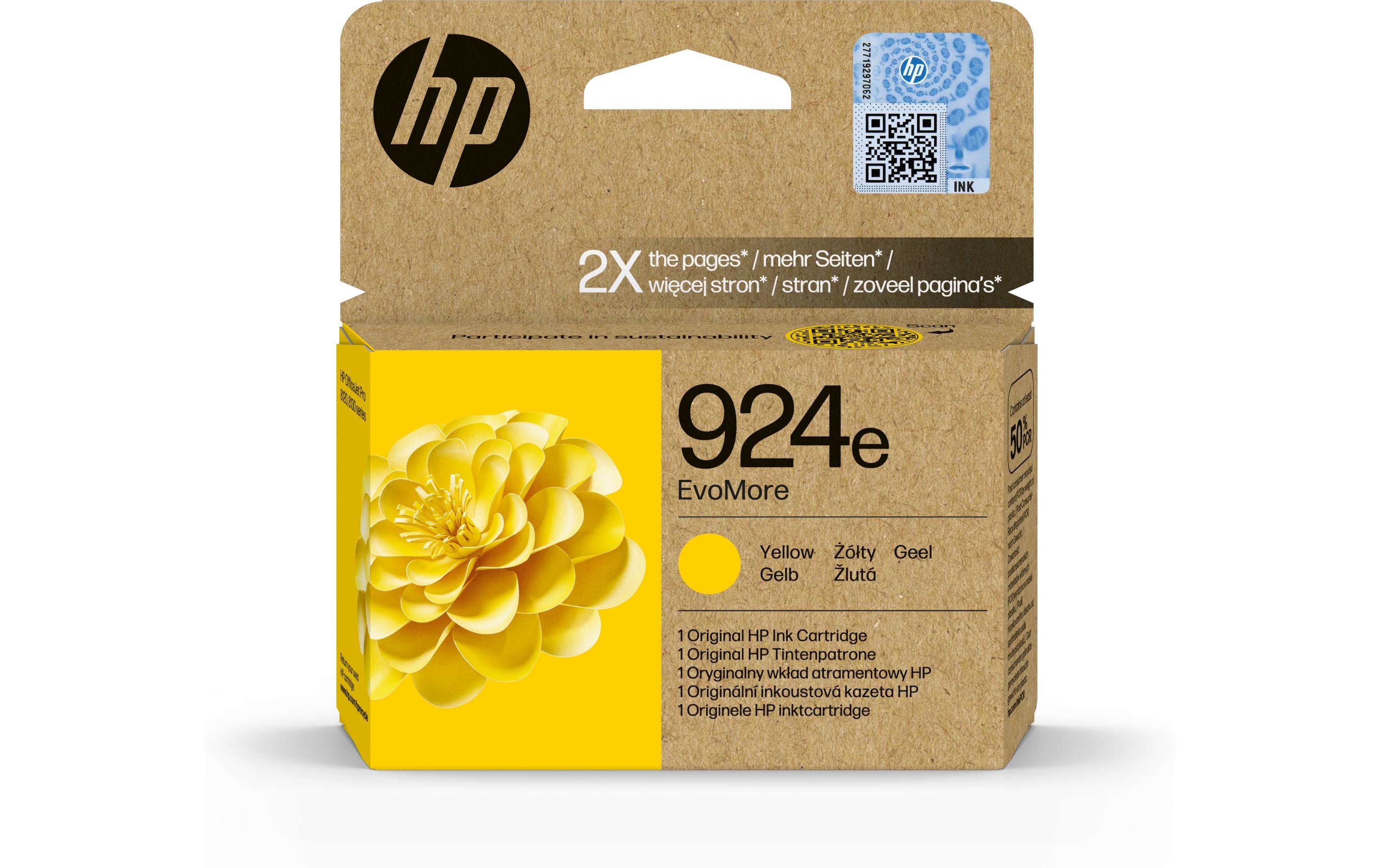 HP Tinte Nr. 924e (4K0U9NE) Yellow