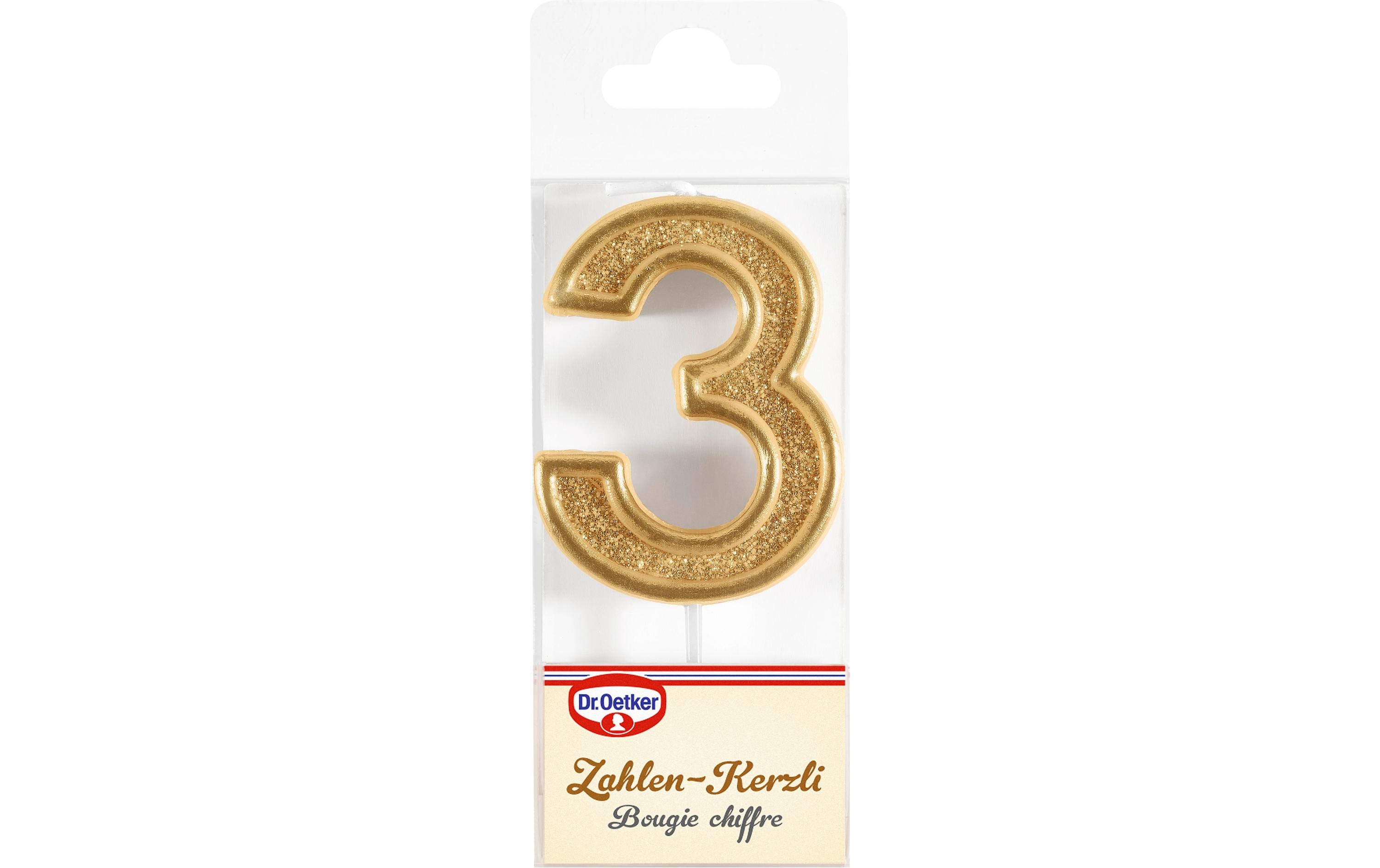 Dr.Oetker Zahlenkerze 3 1 Stück