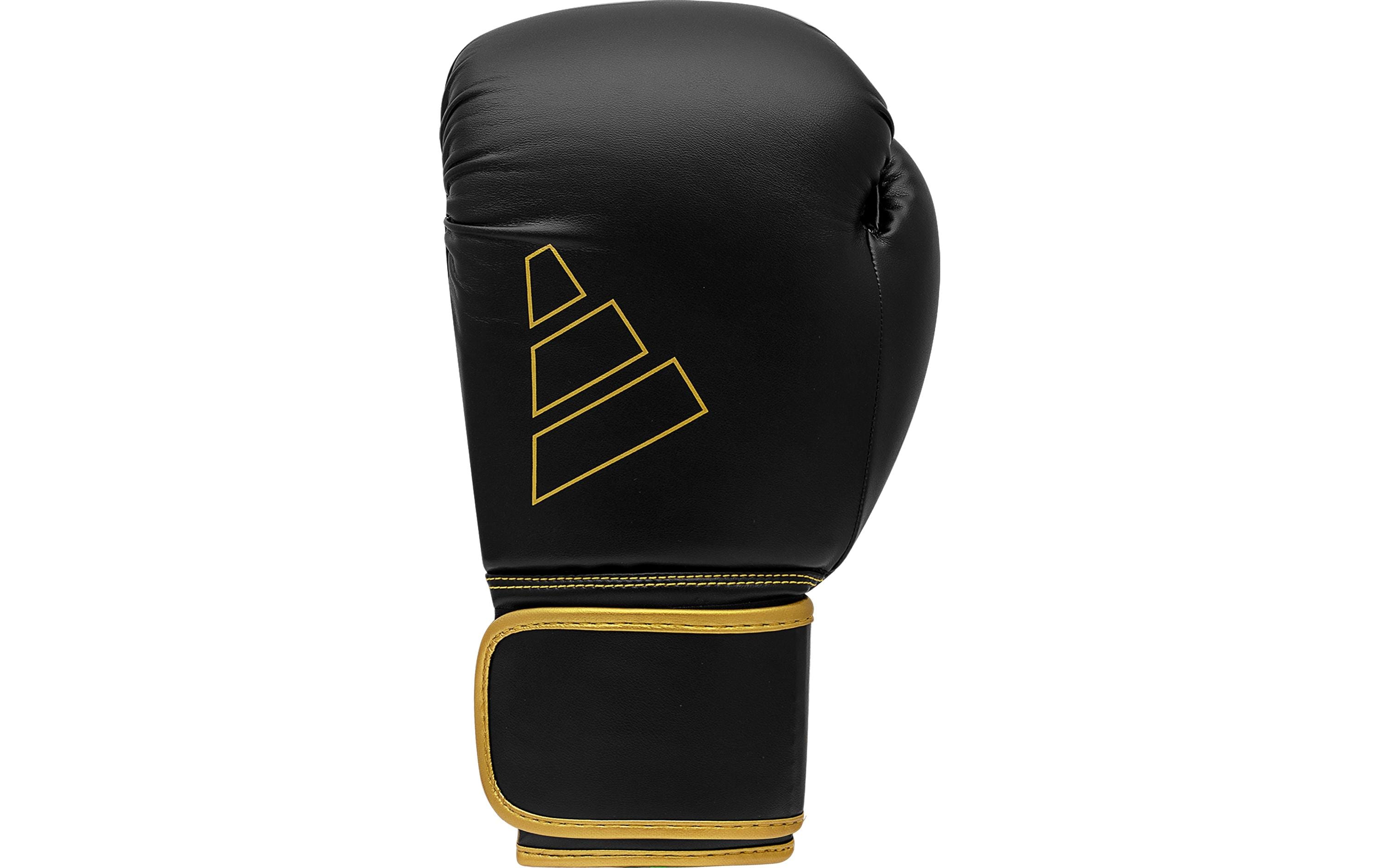 adidas Boxhandschuhe Hybrid 80 Gold/Schwarz, 14 oz