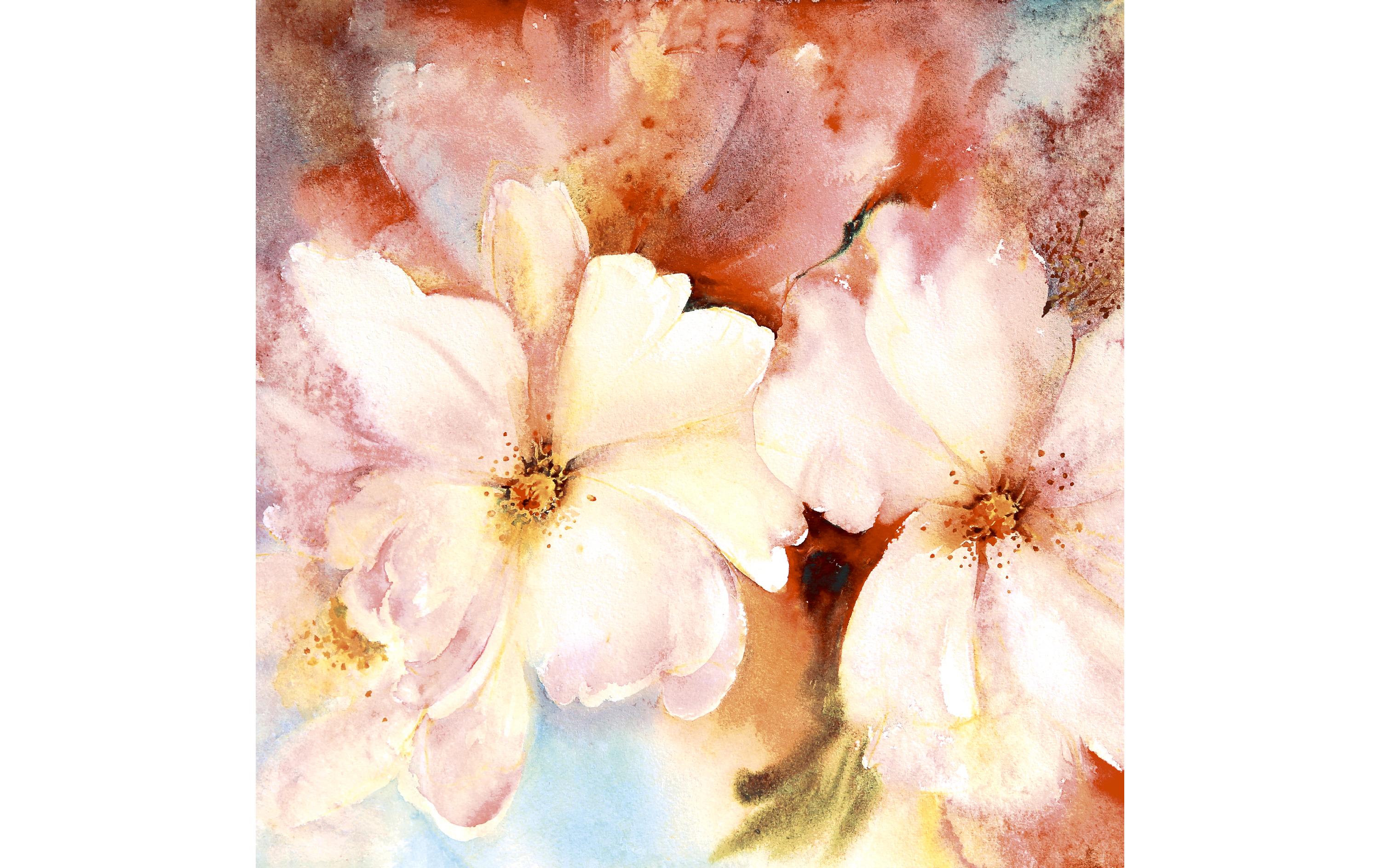 Paper + Design Papierservietten Painted Blooms 33 cm x 33 cm, 20 Stück