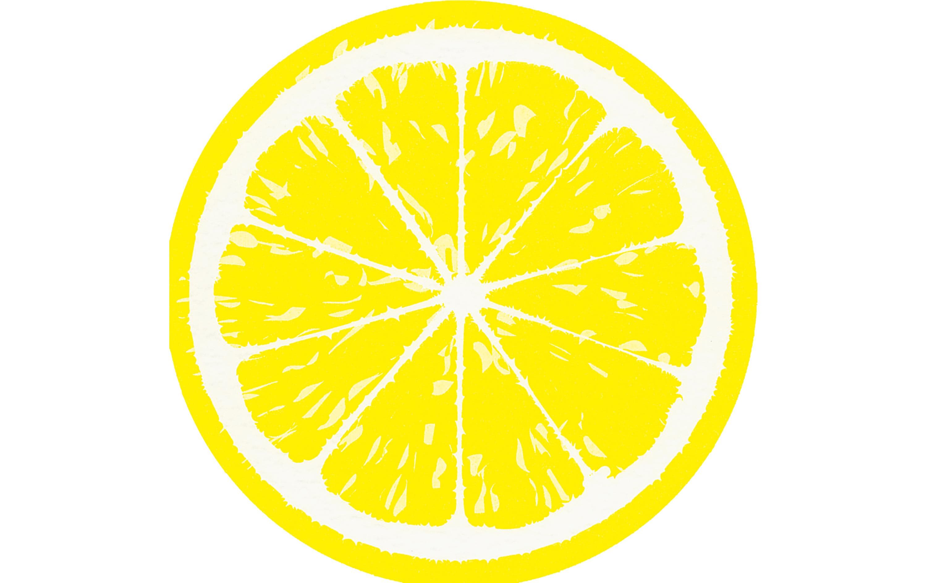 Paper + Design Papierservietten Airlaid Lemon 33 cm x 33 cm, 12 Stück