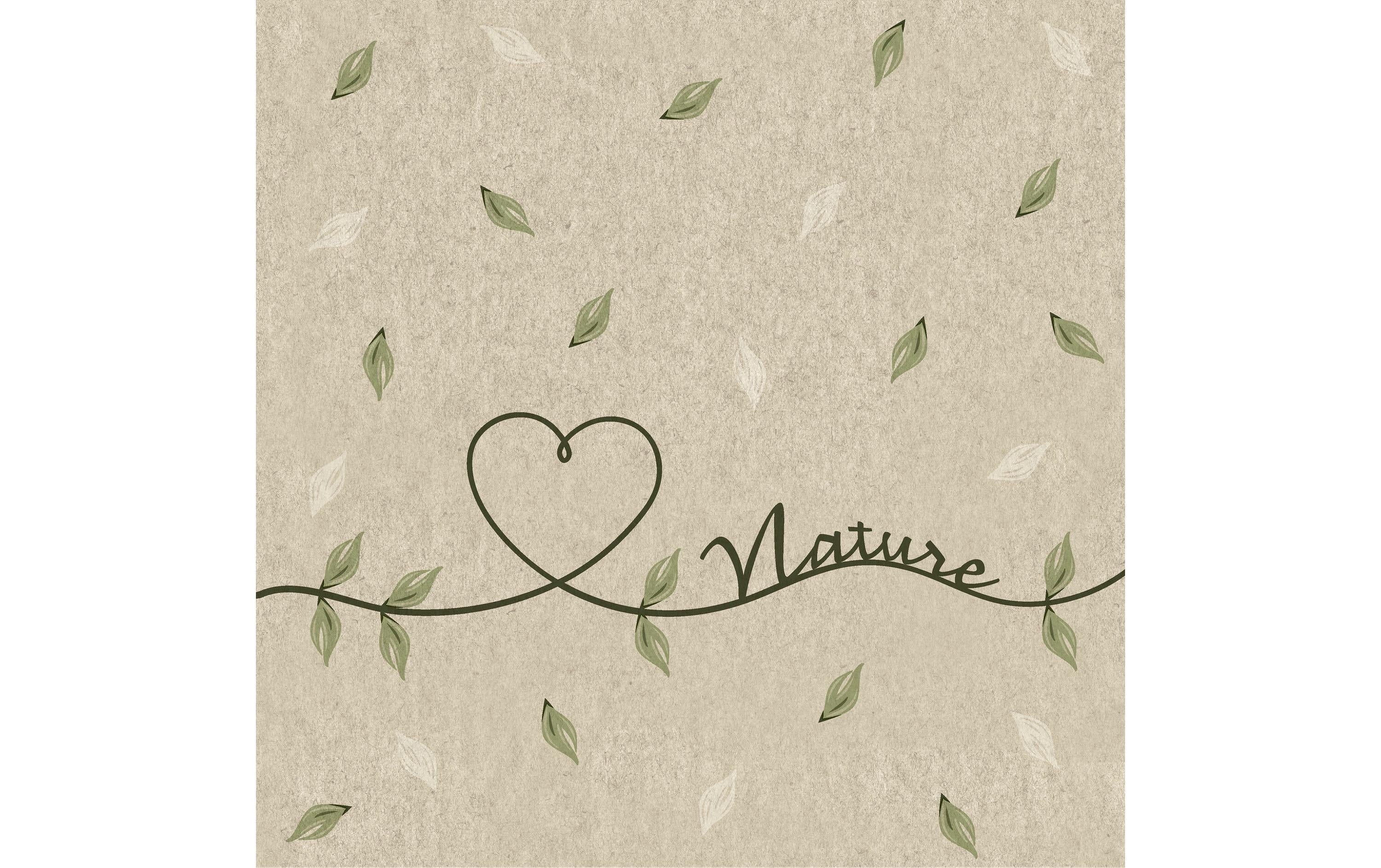 Paper + Design Papierservietten Love of nature 33 cm x 33 cm, 25 Stück