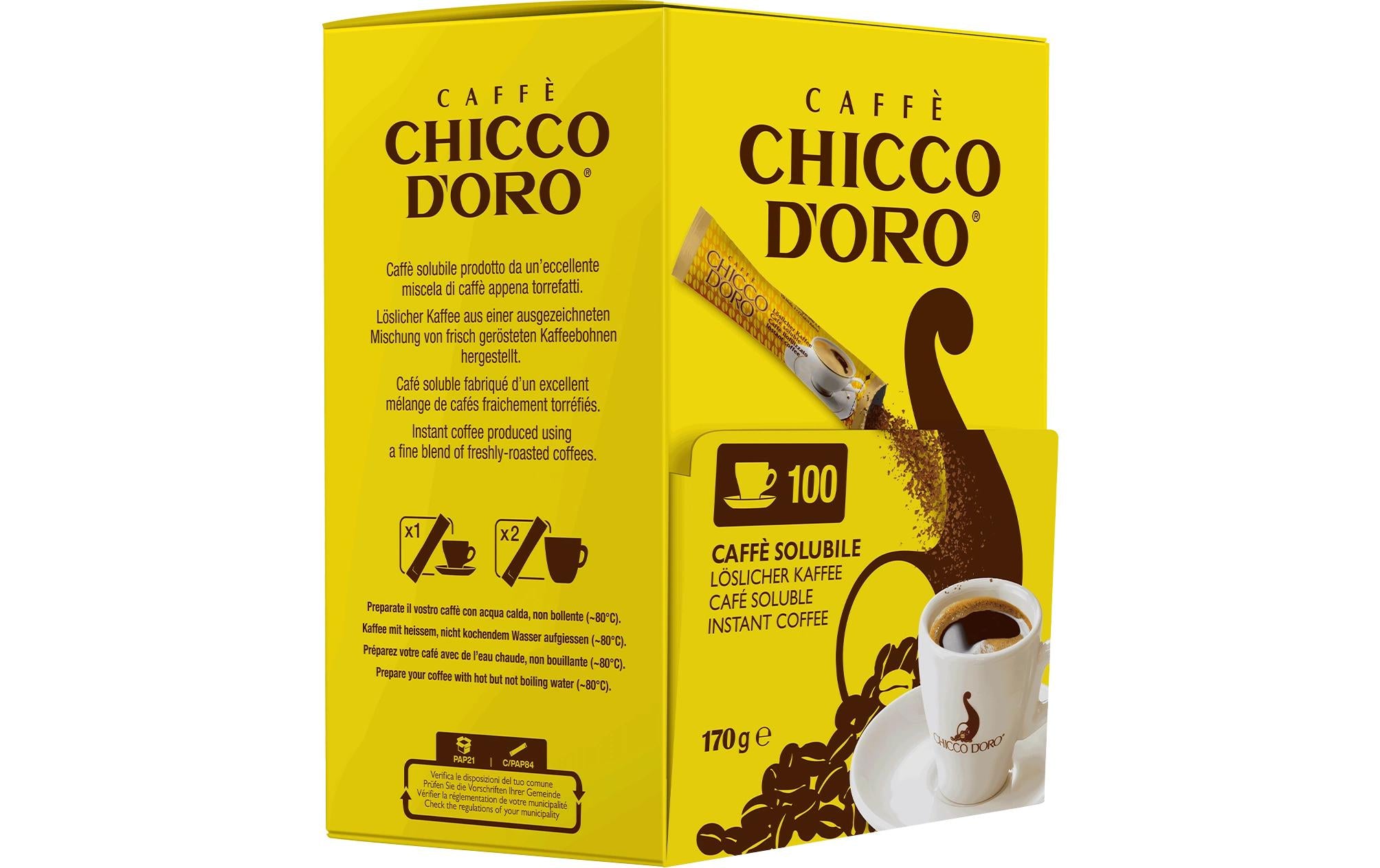 Chicco d'Oro Instant Kaffee 1 Stück