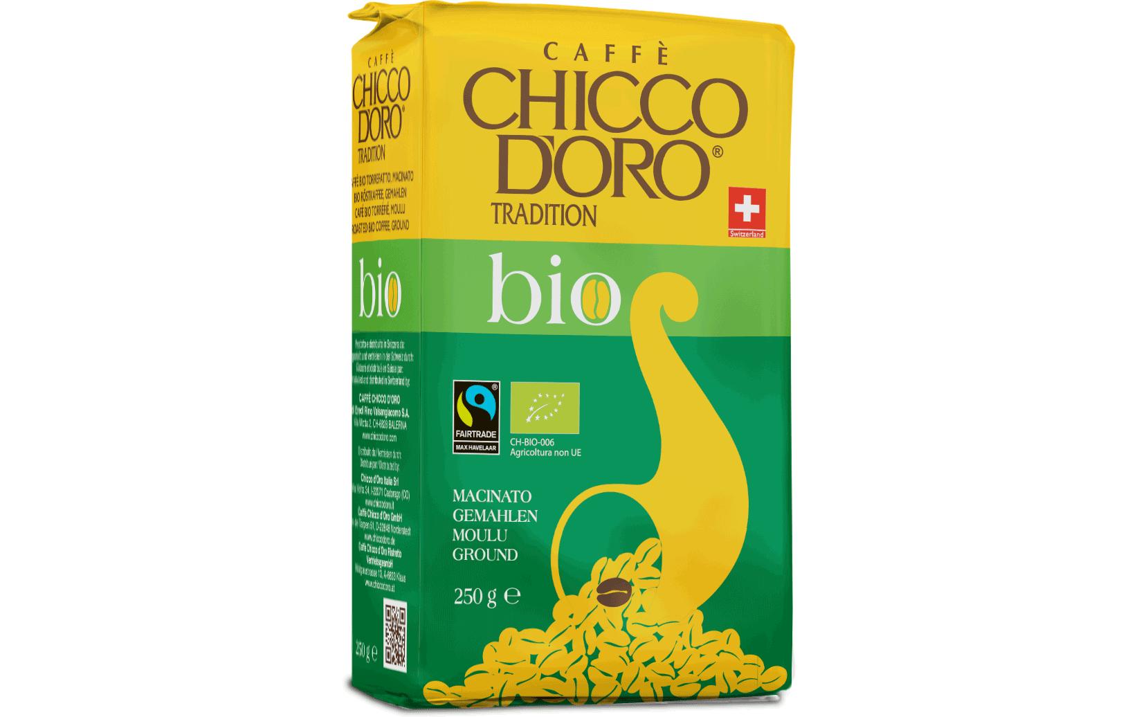 Chicco d'Oro Kaffee gemahlen Bio Max Havelaar 250 g