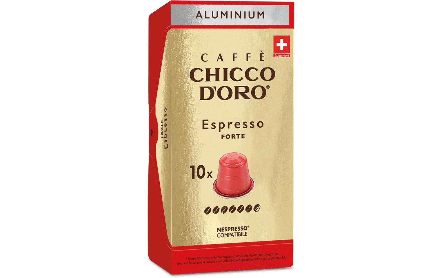 Chicco d'Oro Kaffeekapseln Espresso Forte 10 Stück