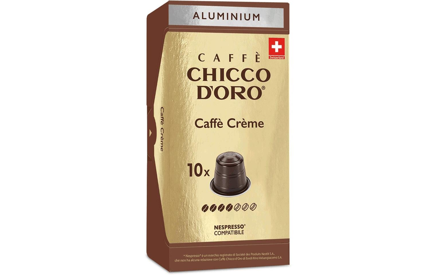 Chicco d'Oro Kaffeekapseln Caffè Crème 10 Stück