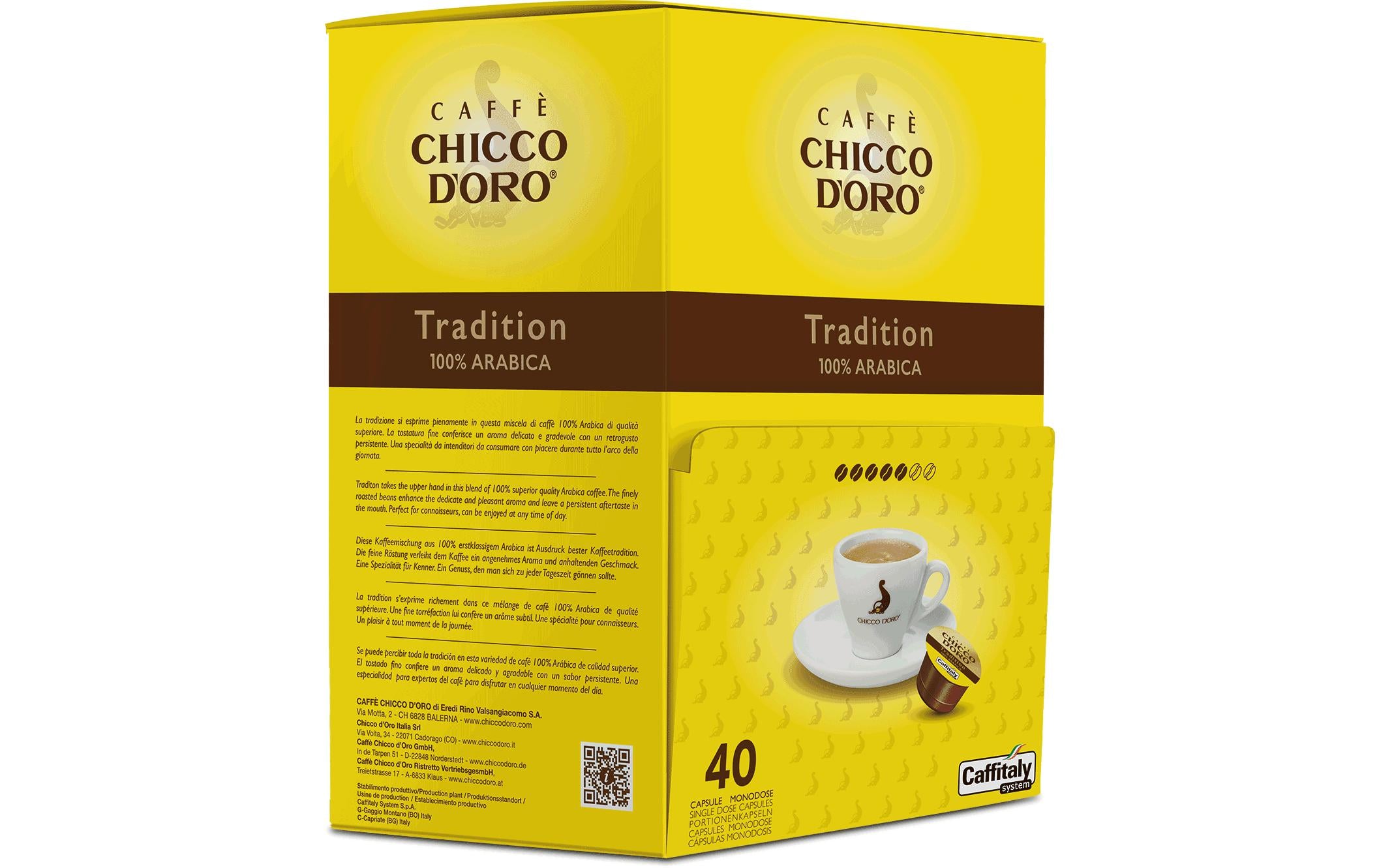 Chicco d'Oro Kaffeekapseln Caffitaly System Tradition 40 Stück