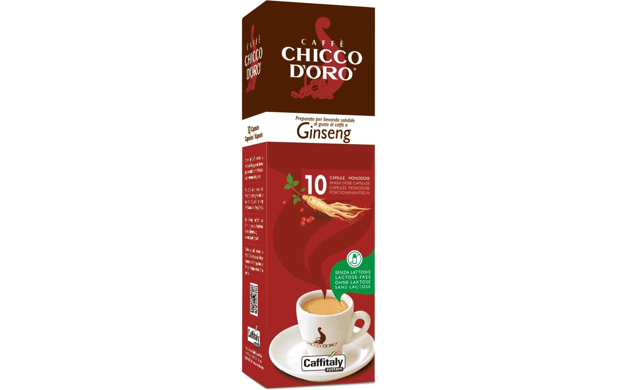 Chicco d'Oro Kaffeekapseln Caffitaly System Ginseng 10 Stück