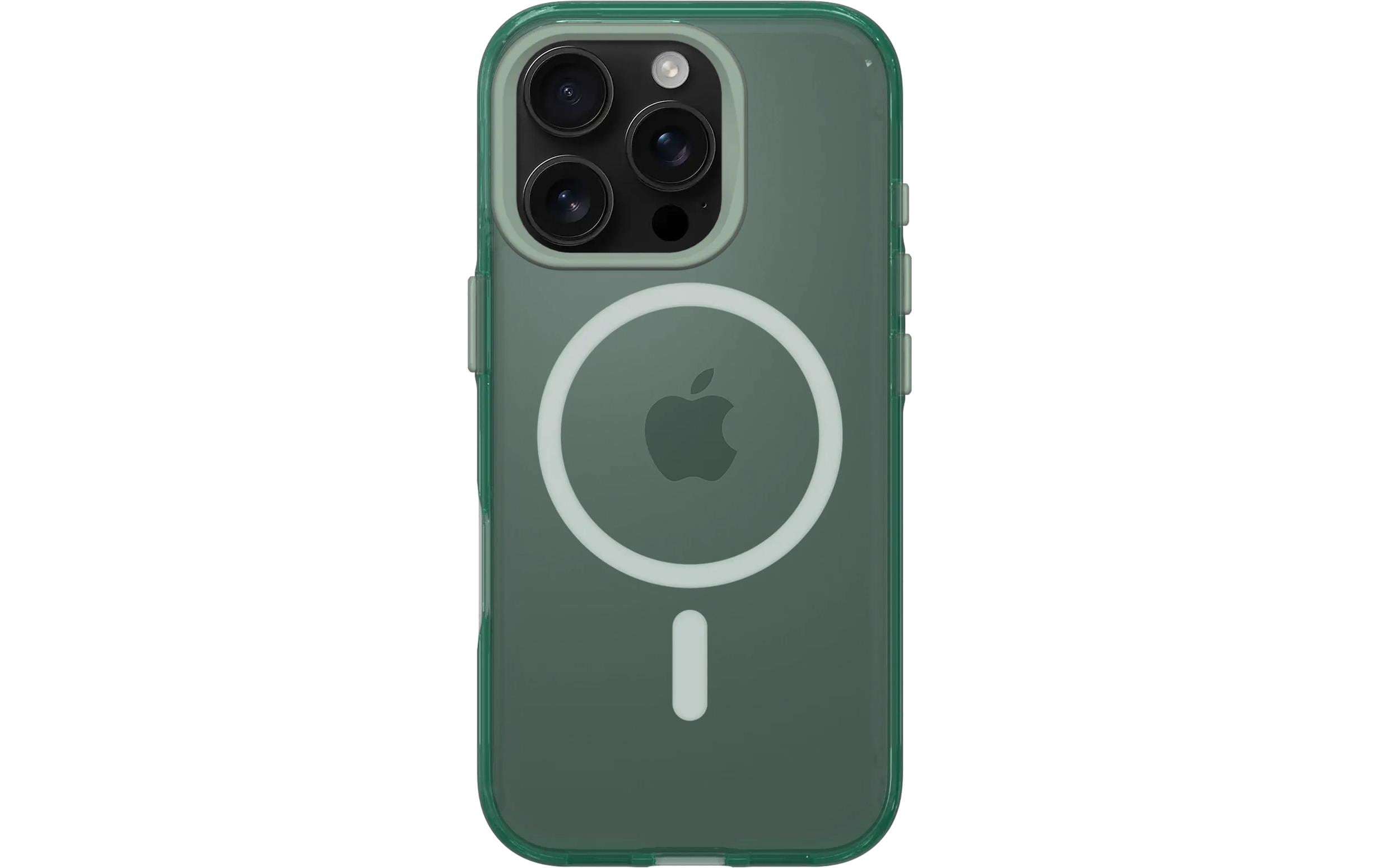 Rhinoshield Back Cover JellyTint MagSafe iPhone 16 Pro Moody Green