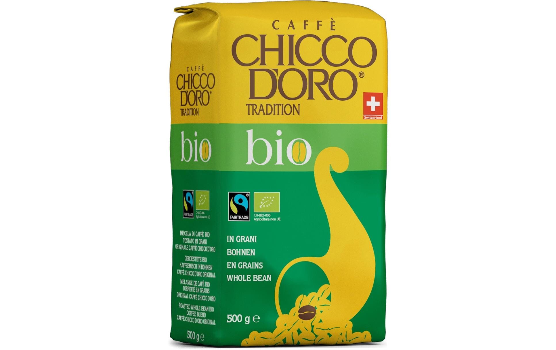 Chicco d'Oro Kaffeebohnen Bio Max Havelaar 500 g