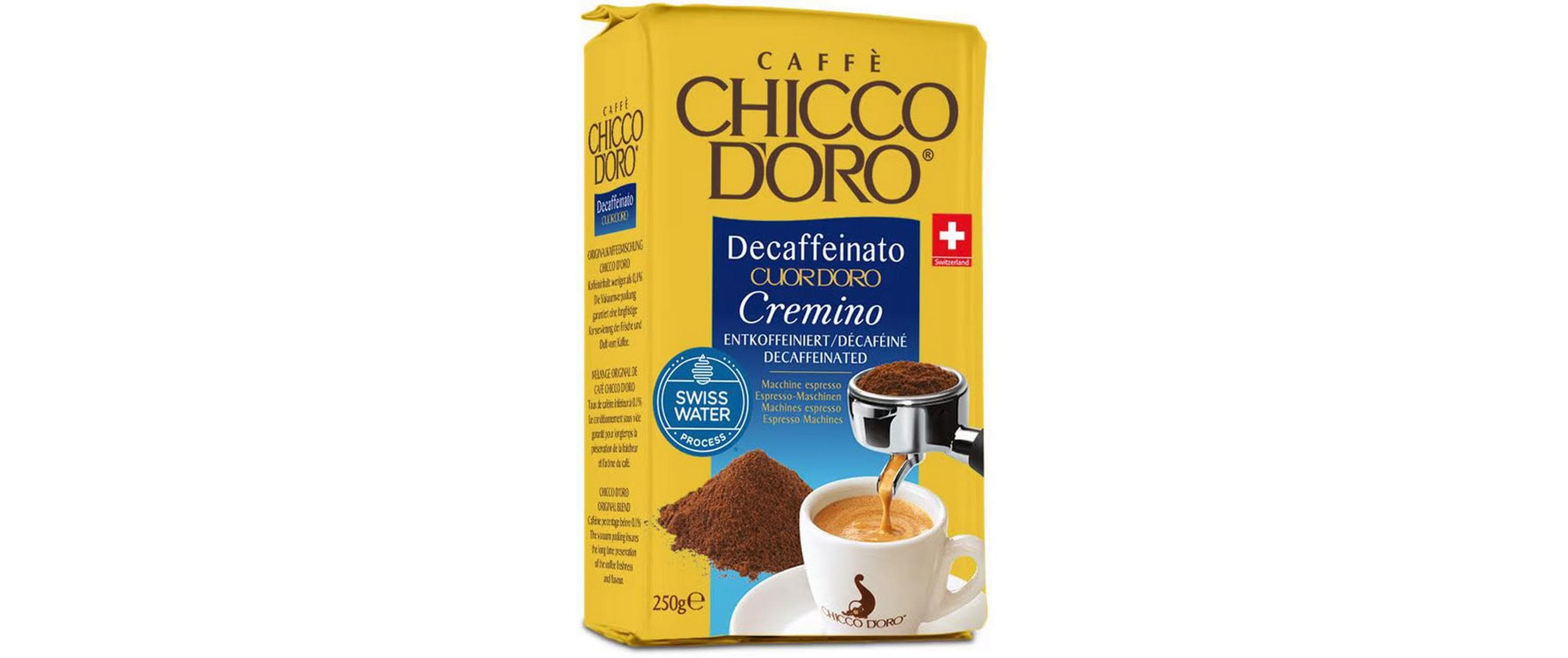 Chicco d'Oro Kaffee gemahlen Cuor d'Oro Cremino entkoffeiniert 250 g