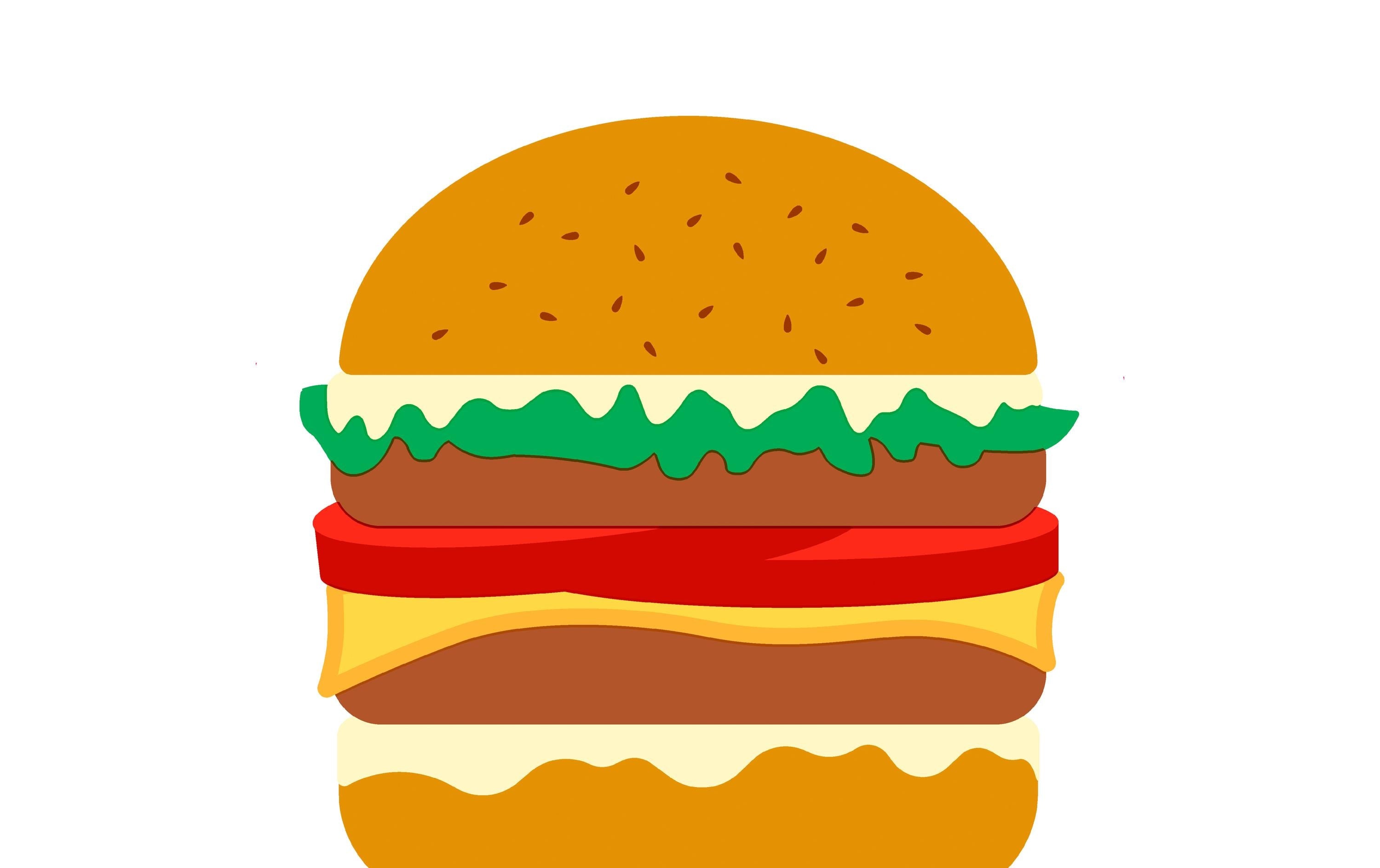 Paper + Design Papierservietten Airlaid Burger 33 cm x 33 cm, 12 Stück