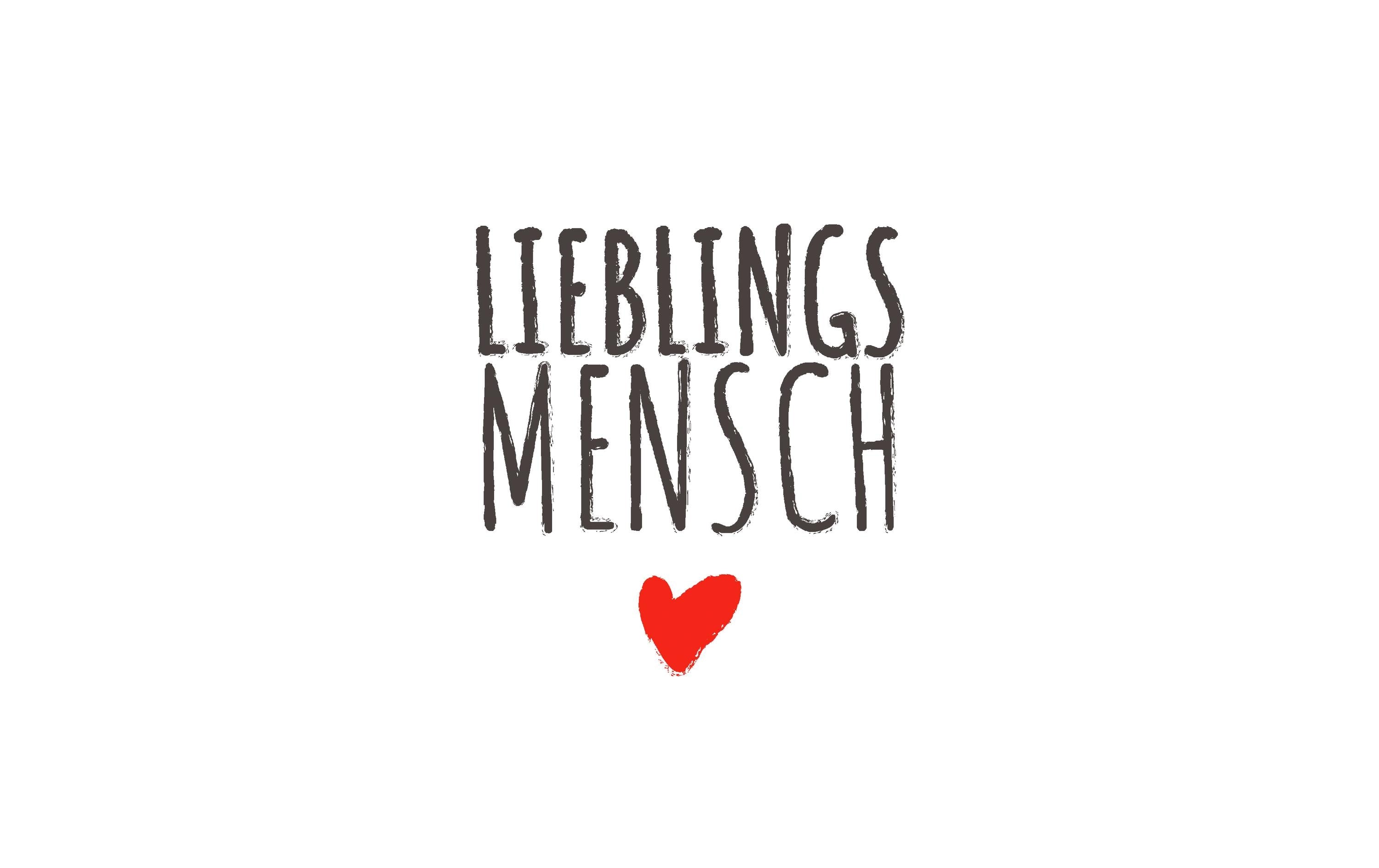 Paper + Design Papierservietten Lieblings Mensch 33 cm x 33 cm, 20 Stück