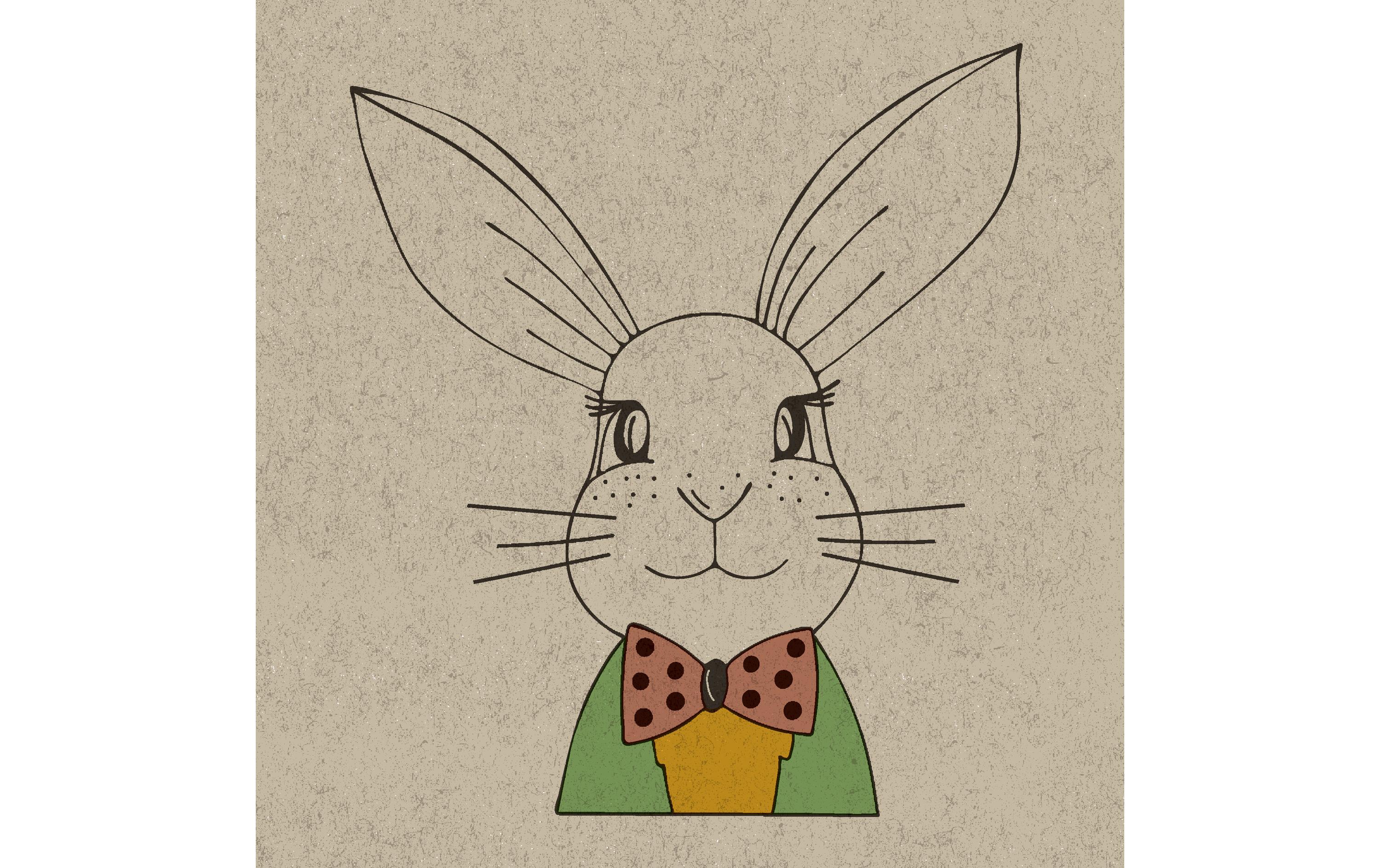 Paper + Design Papierservietten Bunny Couple 24 cm x 24 cm, 25 Stück