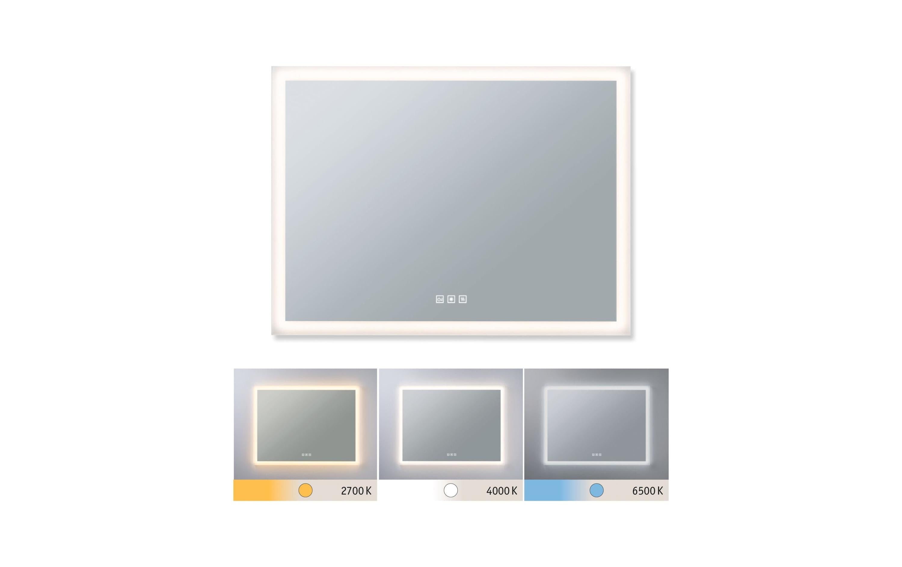 Paulmann Spiegel Mirra 60 x 80, LED