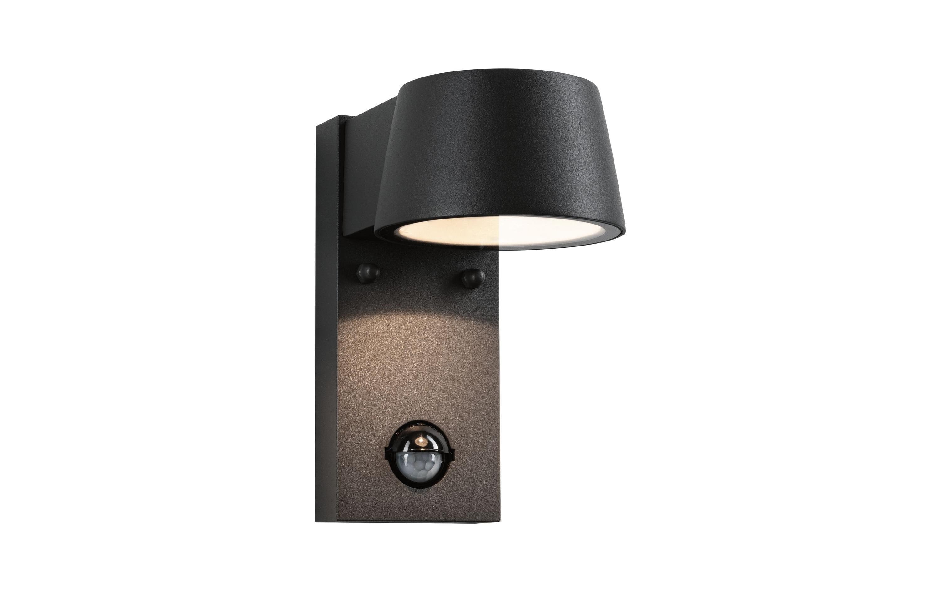 Paulmann Wandleuchte Capea mit Bewegungsmelder, 5 W, 3000 K, Grau