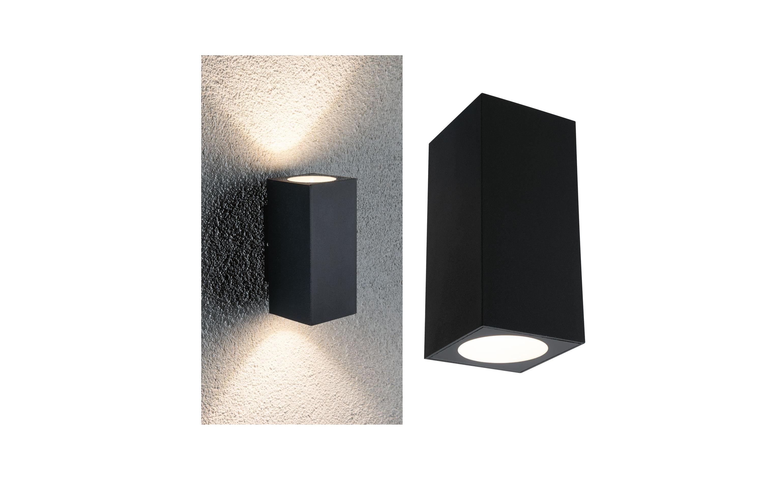 Paulmann Wandleuchte Flame, 2 x 3 W, 3000 K, Anthrazit