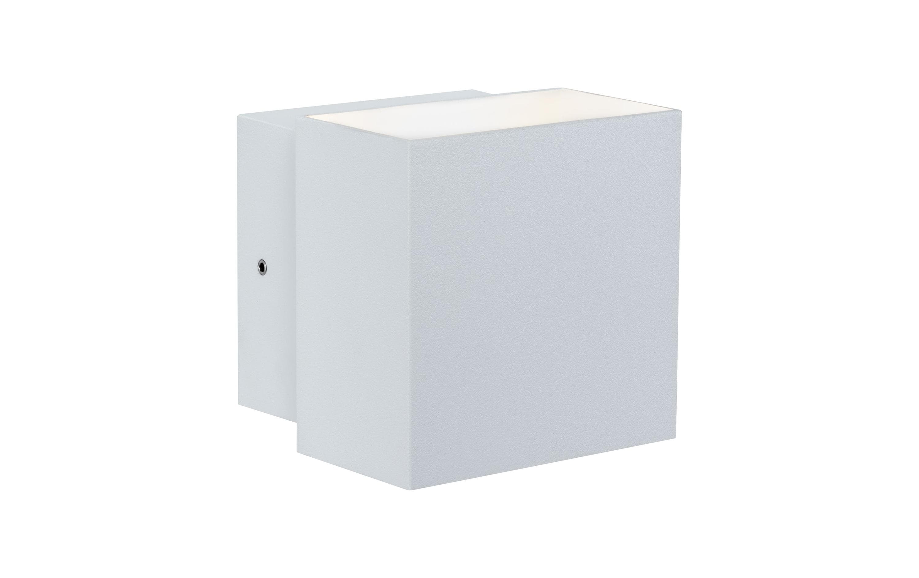 Paulmann Wandleuchte Cybo 10 x 10 cm, 2 x 3 W, 2700 K, Weiss