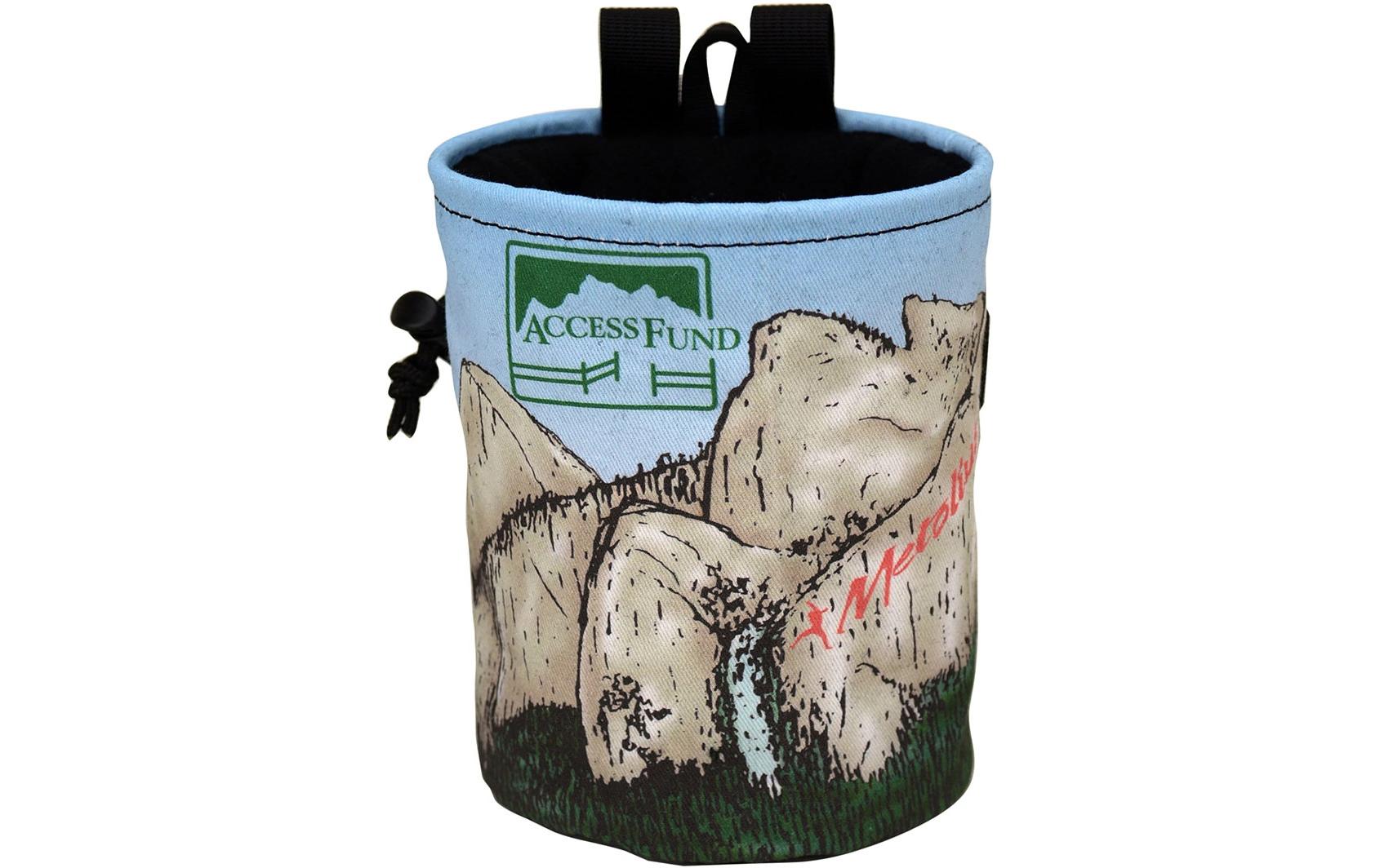 Metolius Chalk Bag Access Fund Comp Blau/Grau