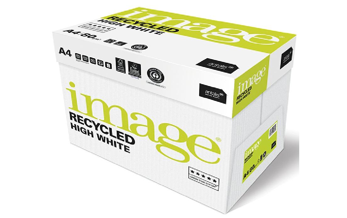Image Druckerpapier Recycled A4, Hochweiss, 80 g/m², 2500 Blatt