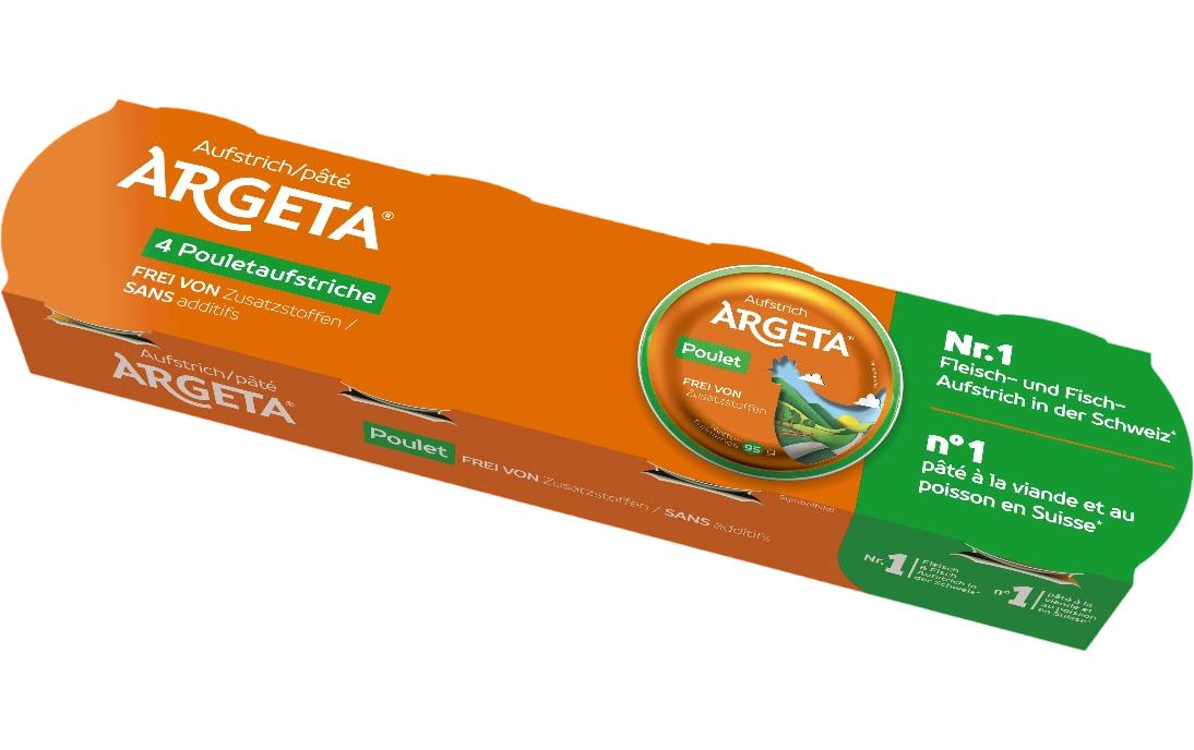 Argeta Brotaufstrich Hühnerfleisch Classic 4 x 95 g