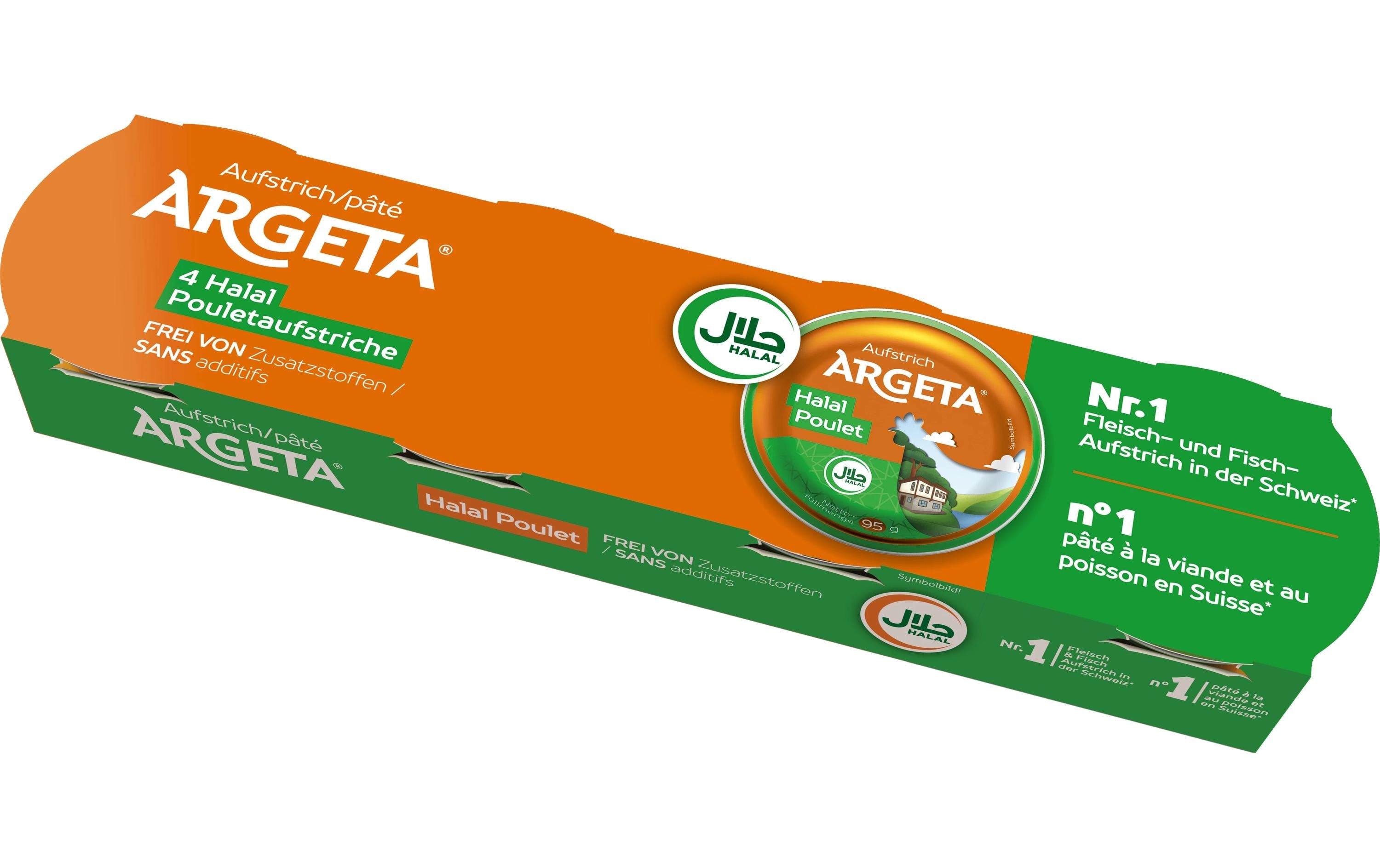 Argeta Hühnerfleisch Halal 4x 95 g