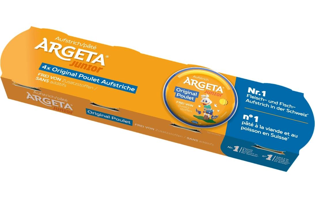 Argeta Hühnerfleisch Junior Original 4x 95 g