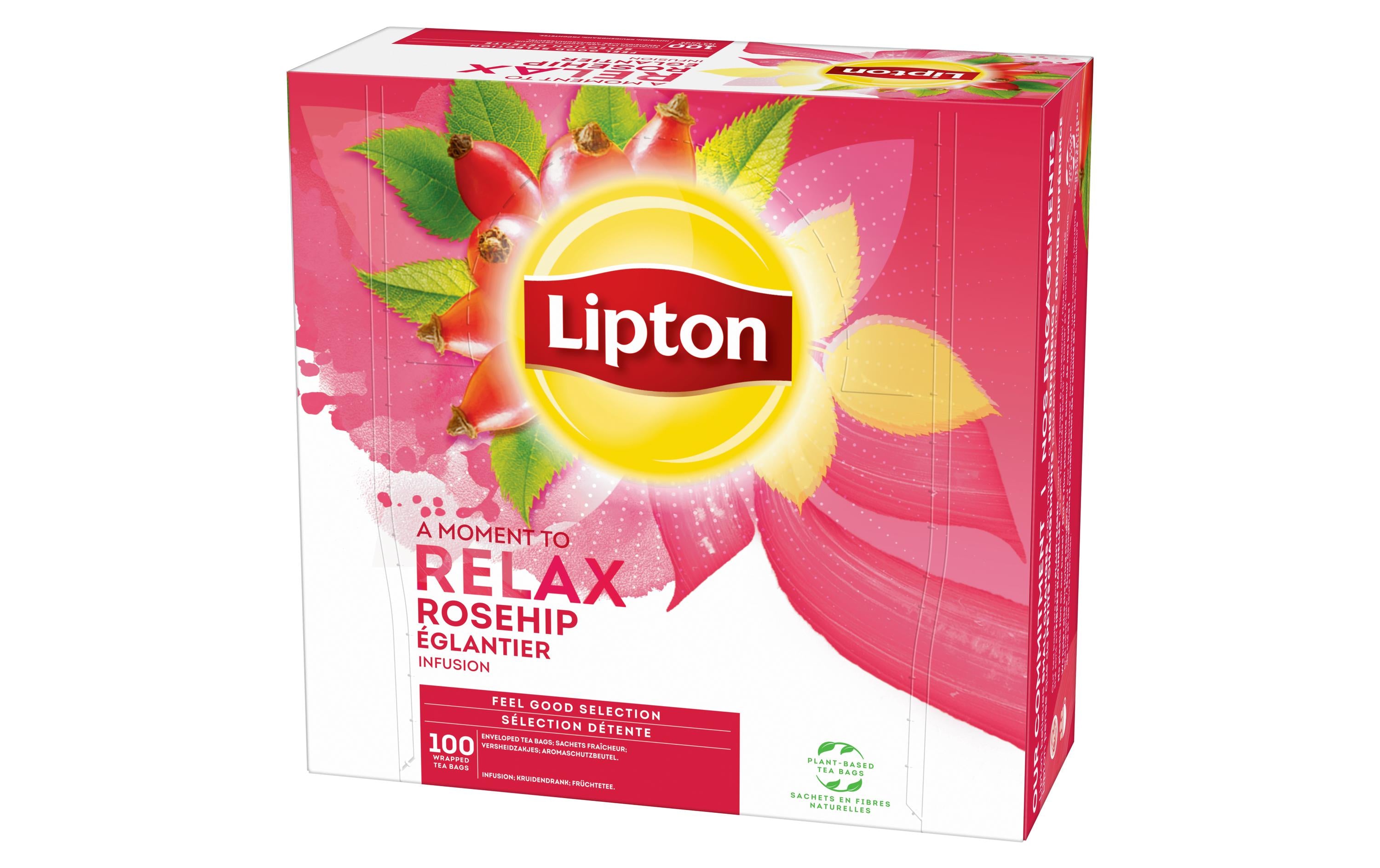 Lipton Teebeutel Feel Good Selection Hagebutte 100 Stück