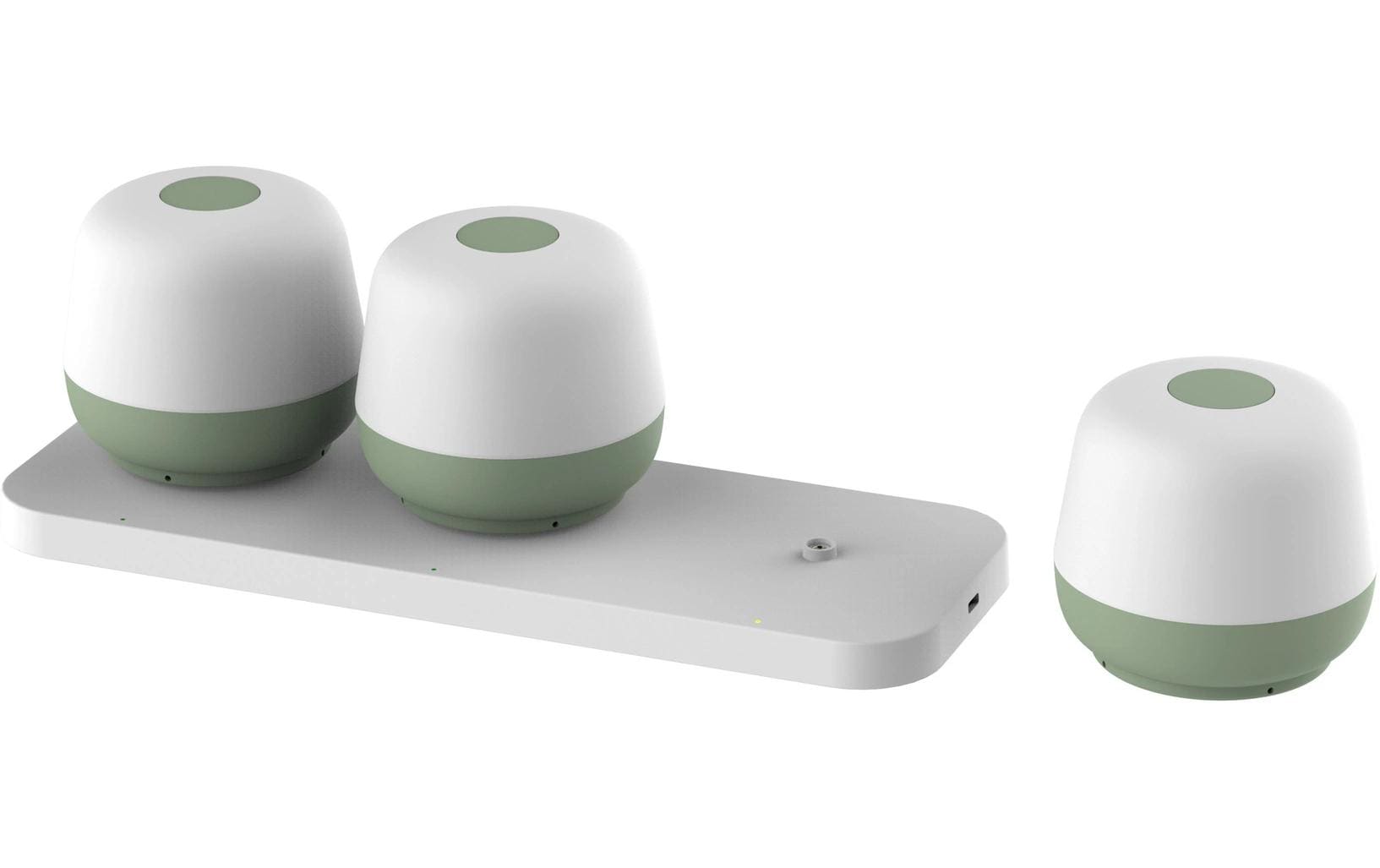 Schönenberger Akku-Tischleuchte MoveGlow 3er Set, Grün