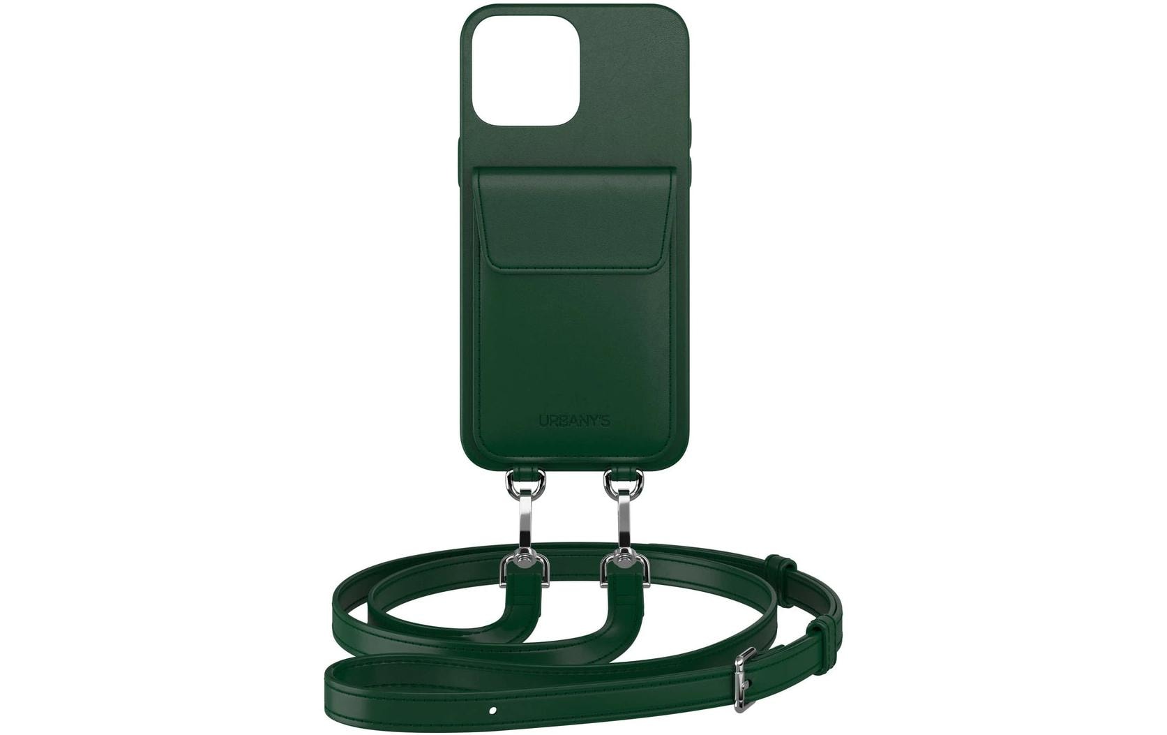 Urbany's Necklace Case Handekette+ iPhone 16 Pro Racing Green