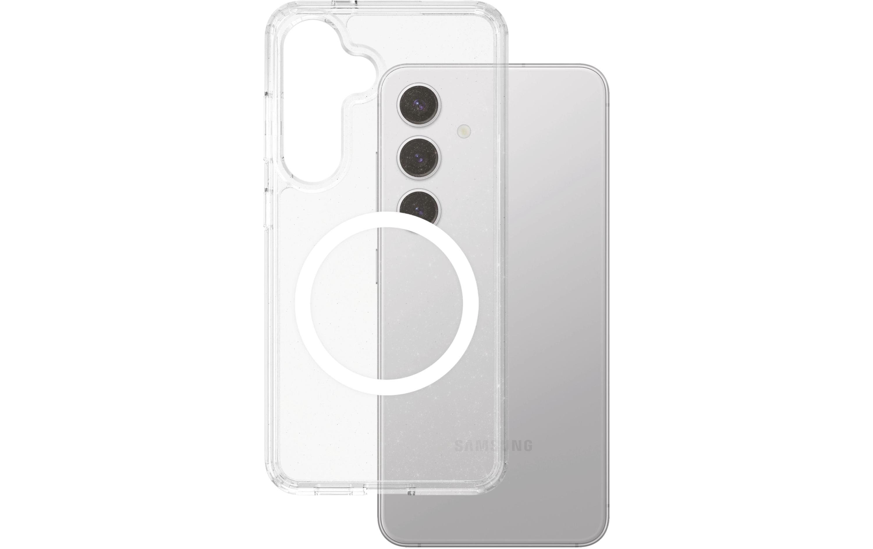 CARE Back Cover Flagship Star Lit w. Galaxy S25+ Weiss