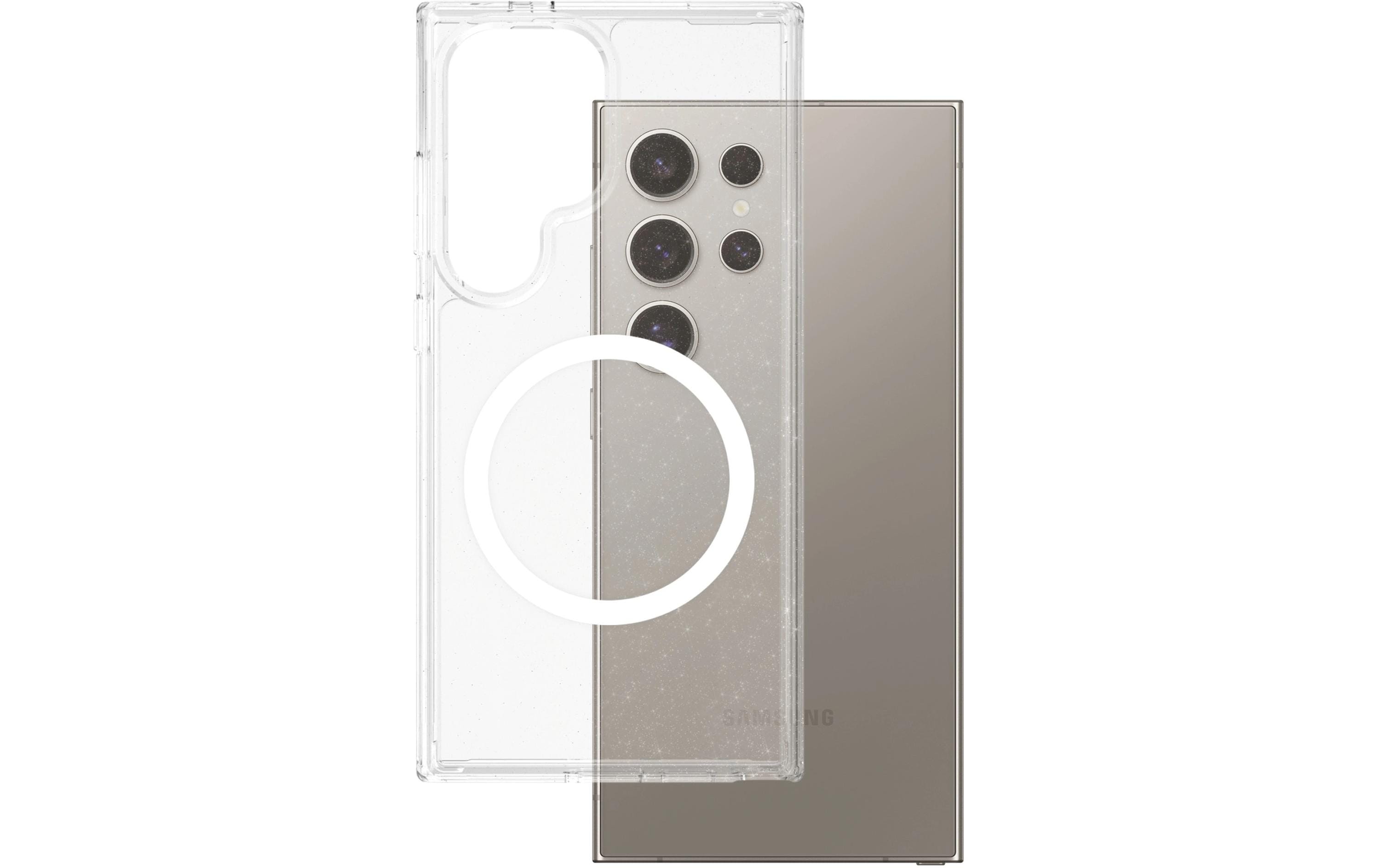 CARE Back Cover Flagship Star Lit w. Galaxy S25 Ultra Weiss