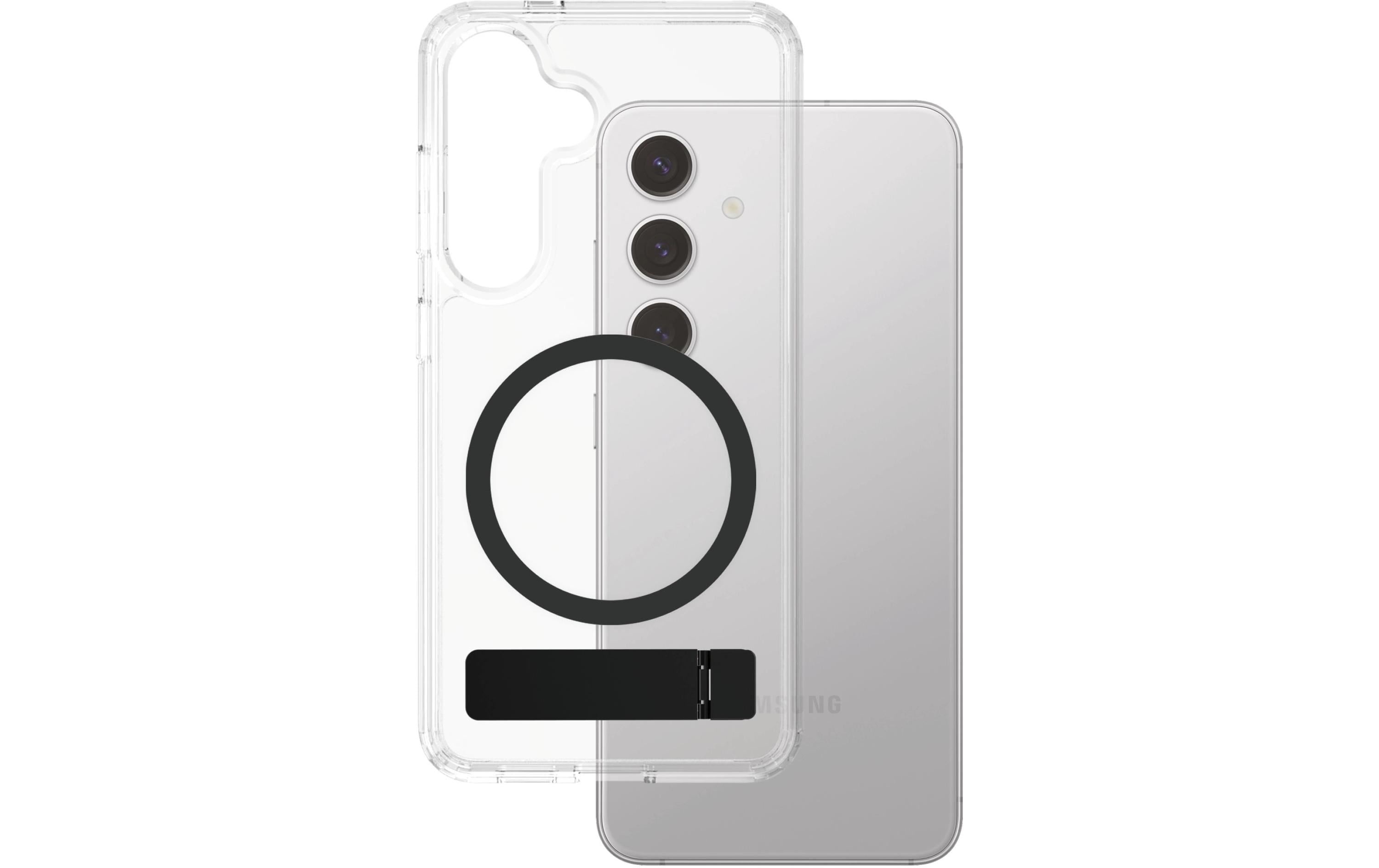CARE Back Cover Feature Kickstand Galaxy S25 Schwarz