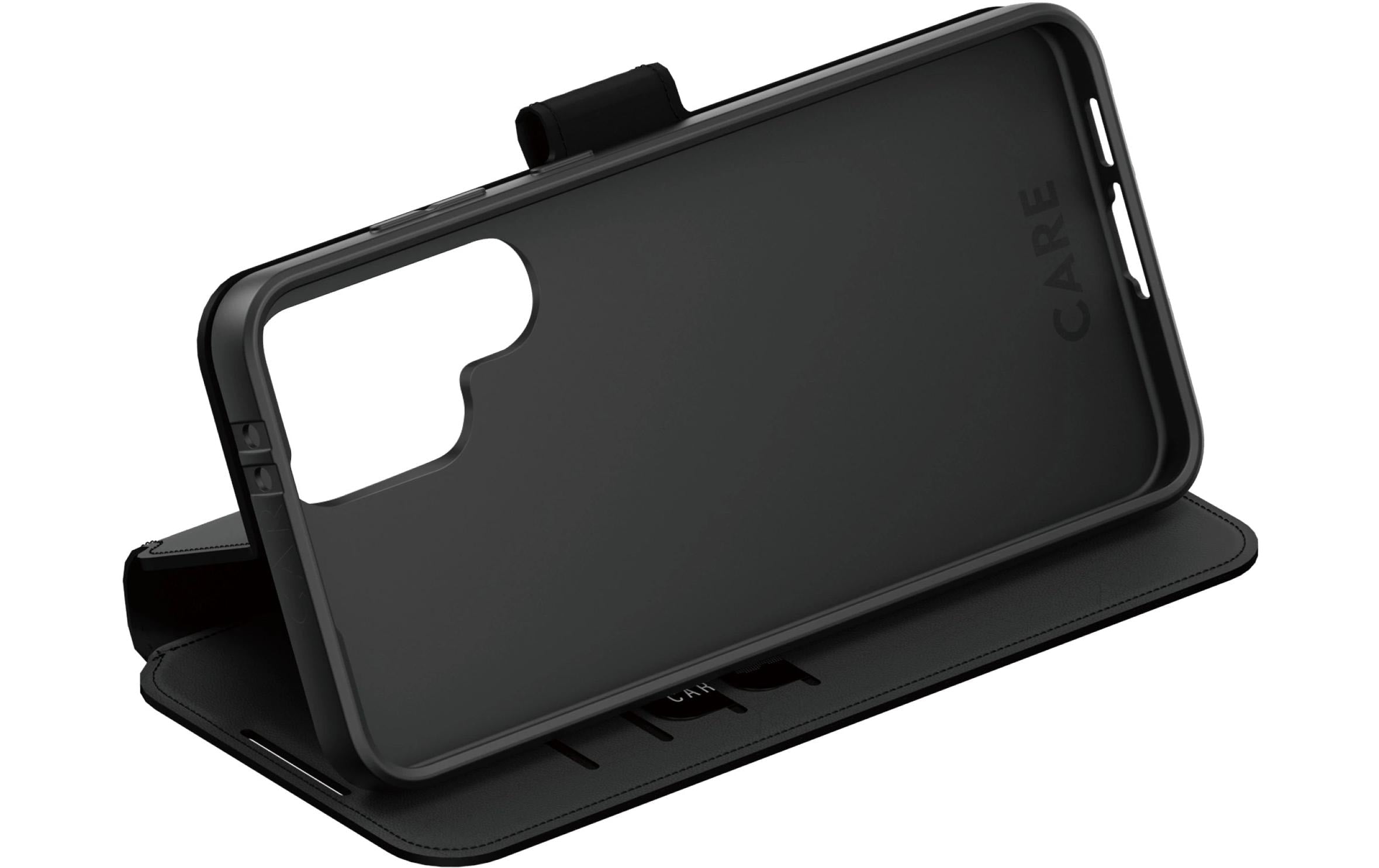 CARE Back Cover Wallet Case Kickstand Galaxy S25 Ultra Schwarz